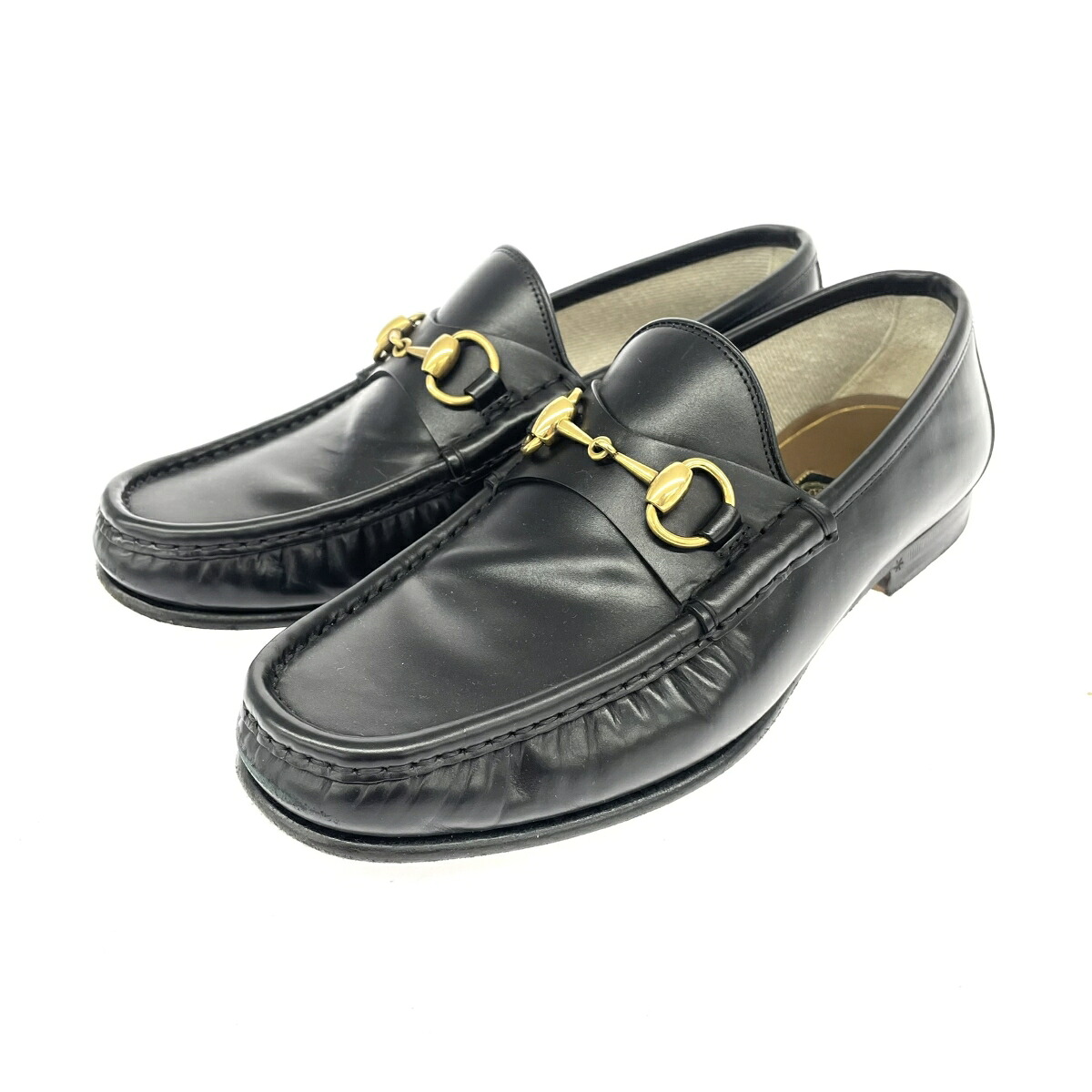 楽天市場】【グッチ】Gucci メンズ レザー ホースビット ローファー