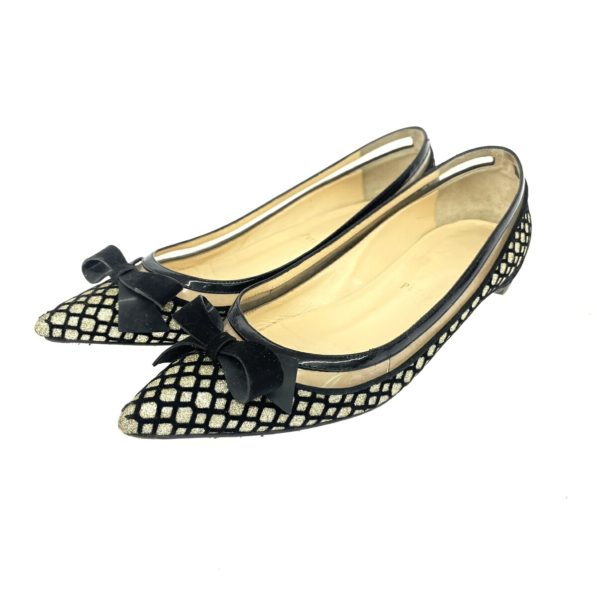 クリスチャンルブタン　パテント　オープントゥ　ハイヒール　グラデーション　付属品 クリスチャンルブタン パテント オープントゥ ハイヒール