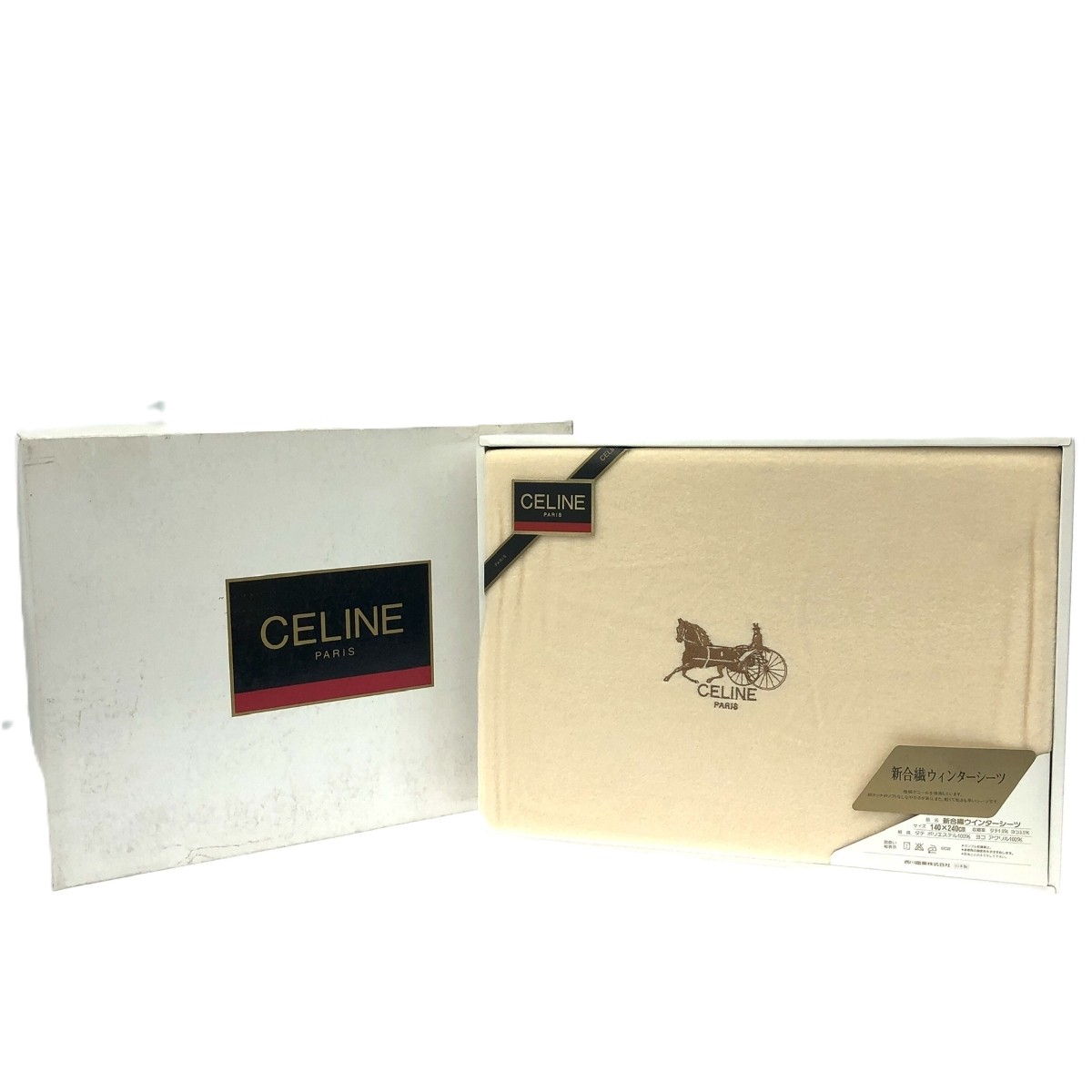 未使用品　CELINE コットンブランケット 140×200 ベージュ 楽天市場】【中古】CELINE セリーヌ ブランケット ベージュ