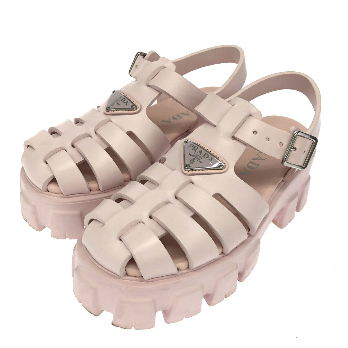 プラダのレザーエスパドリーユ⭐︎38サイズ 楽天市場】PRADA プラダ 1X123N モノリス パデッドナッパレザー