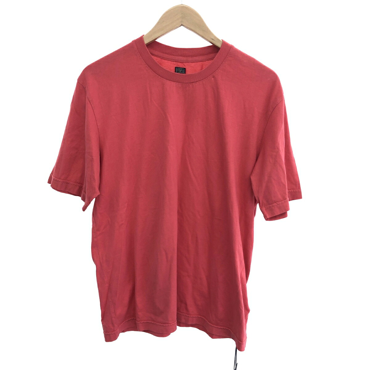 FEDELI フェデリ 半袖カットソー 美品 サイズ:M BH GIZA JERSEY ピンク メンズ【中古】