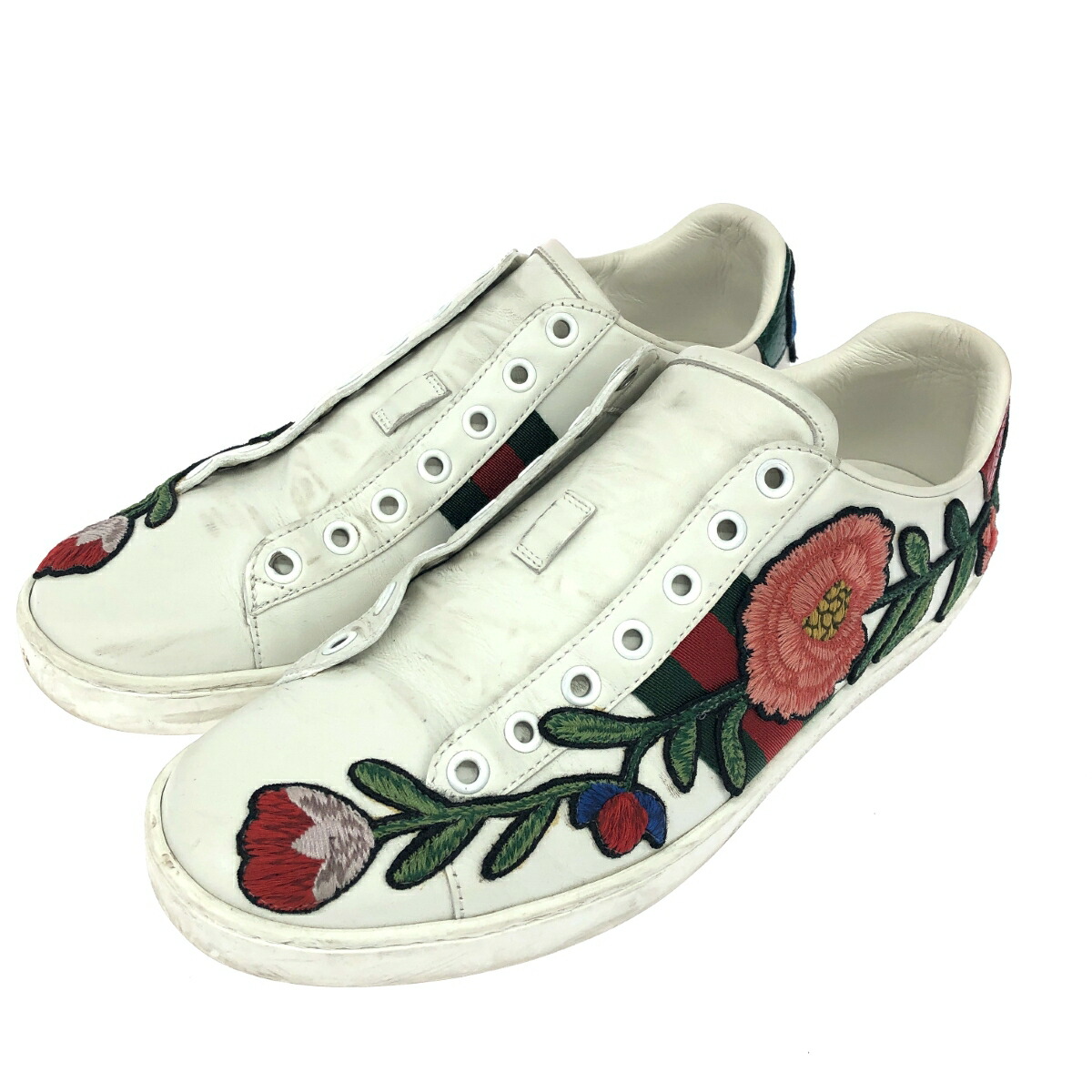 楽天市場】グッチ GUCCI スニーカー ラインストーンベルト付き