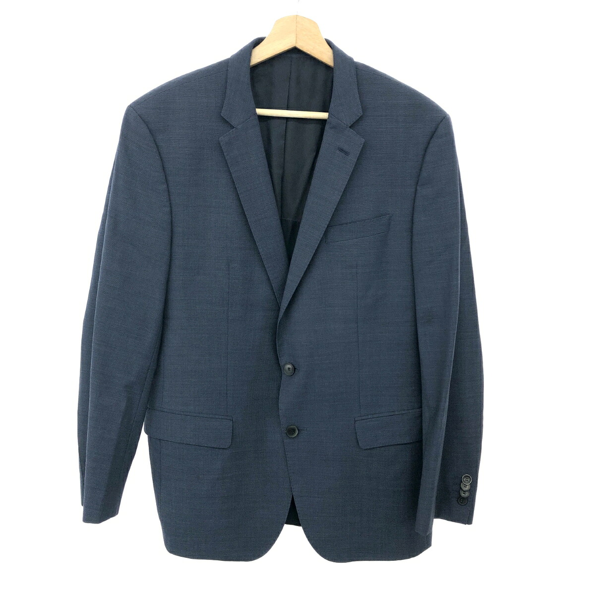 HUGO BOSS ヒューゴボス 2Bジャケット サイズ:UK52 ウール/Super130s/総裏地 ネイビー メンズ【中古】