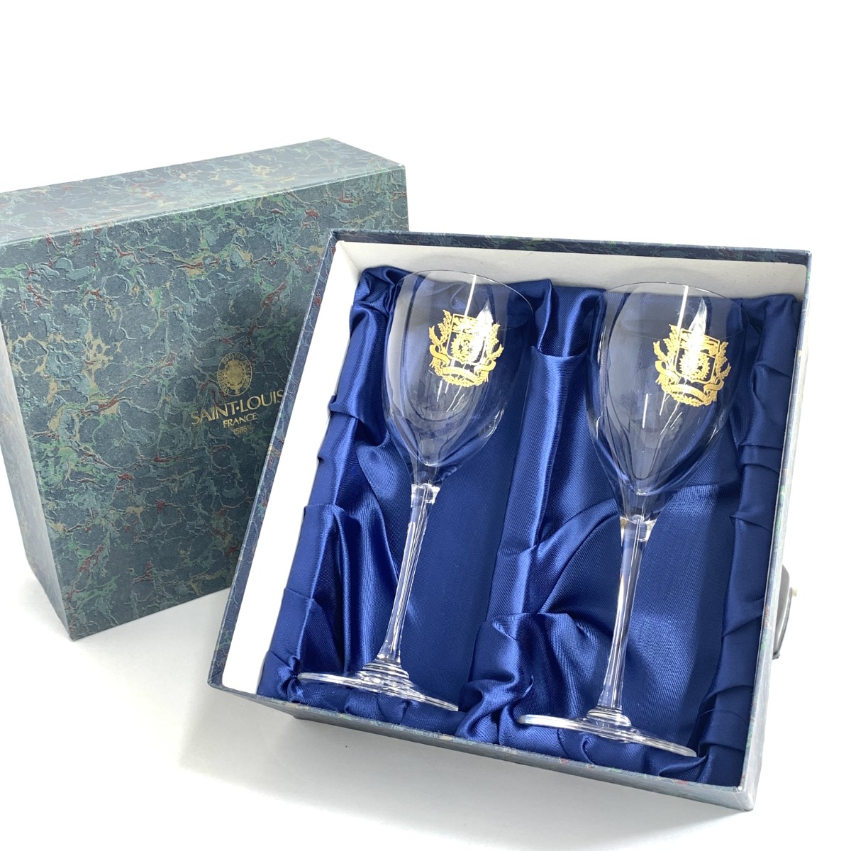 楽天市場】【本物保証】 箱付 新品 サンルイ SAINT LOUIS 2客