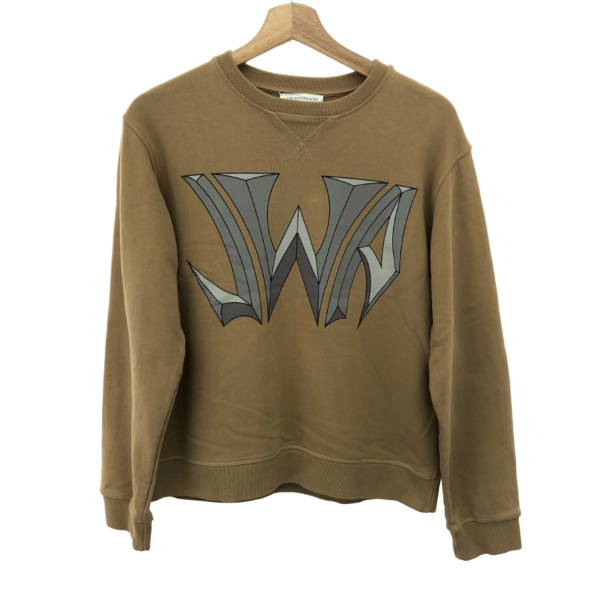 J.W.Anderson ジェイダブリューアンダーソン プリントスウェット サイズ:XS ベージュ メンズ【中古】 7,524円
