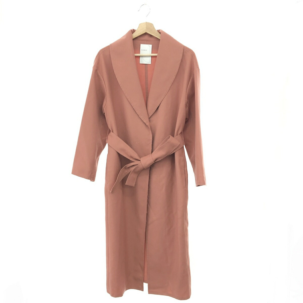 NOBLEベージュ ウールカシミヤ混合 Vカラーロングコート 楽天市場】NOBLE ノーブル/MTRウールカシミヤVカラーコート/20-020-240