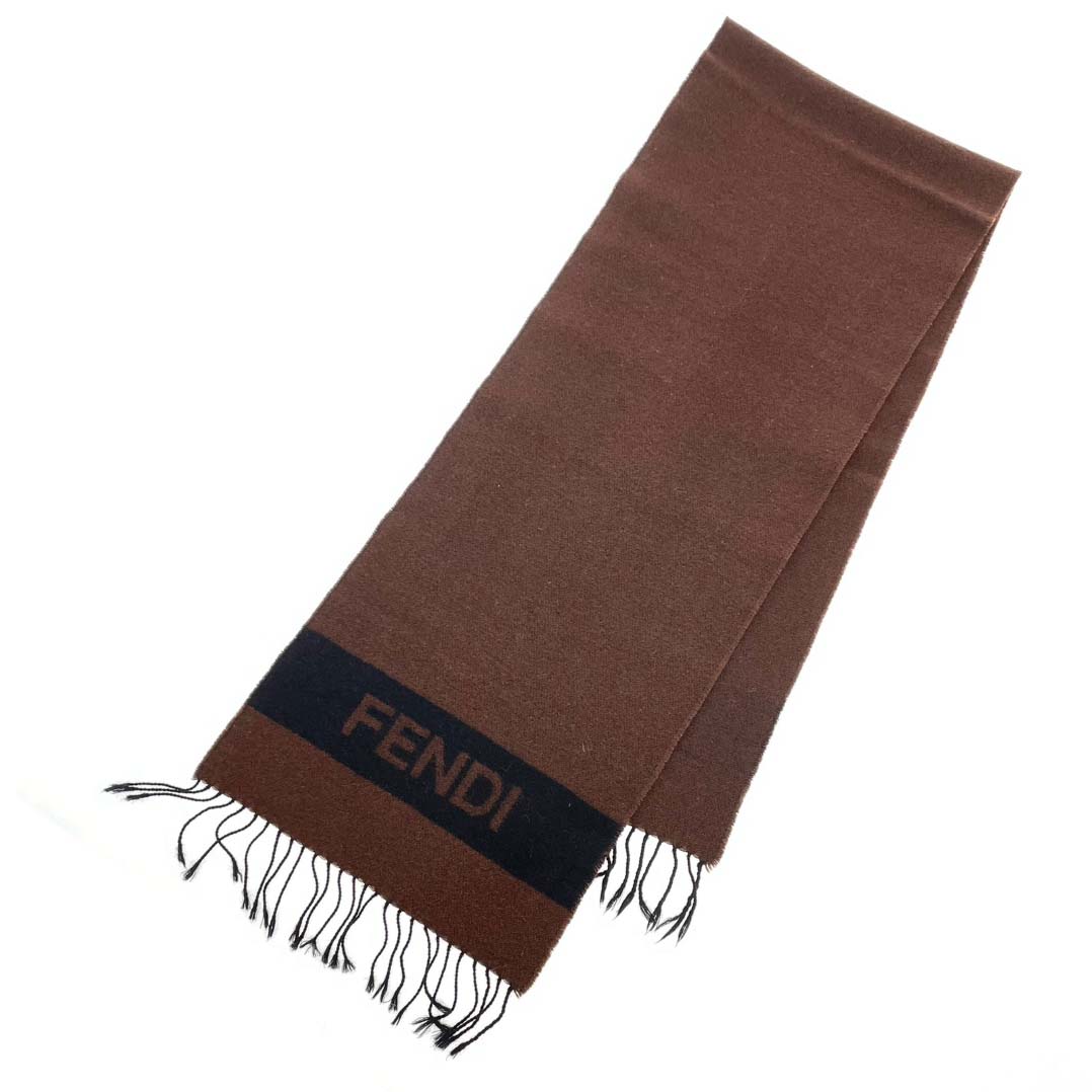 楽天市場】FENDI フェンディ FXS346 ウール ズッカ柄 マフラー