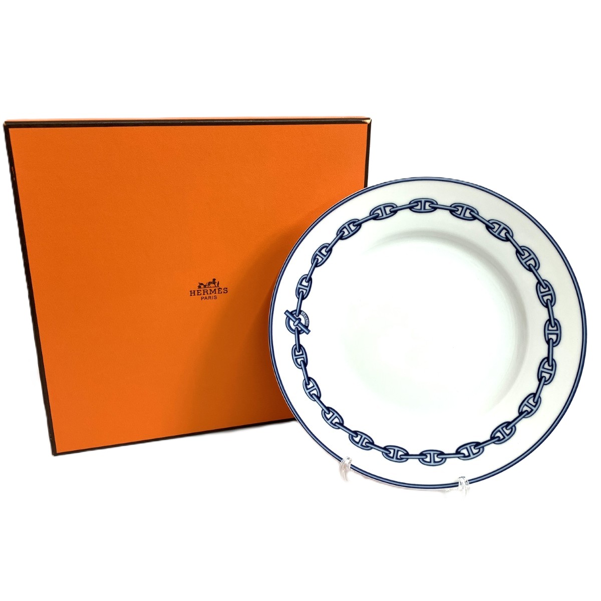【未使用】HERMES シェーヌダンクル 灰皿 プレート 楽天市場】HERMES エルメス シェーヌダンクル アッシュトレイ
