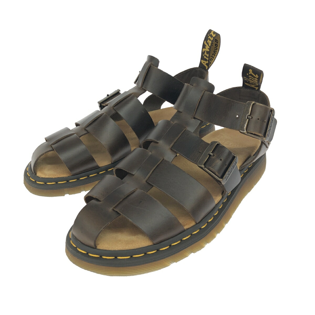 Dr.Martens ドクターマーチン サンダル/GARIN 良好 表記サイズ:UK8 レザー ブラウン メンズ【中古】 9,196円
