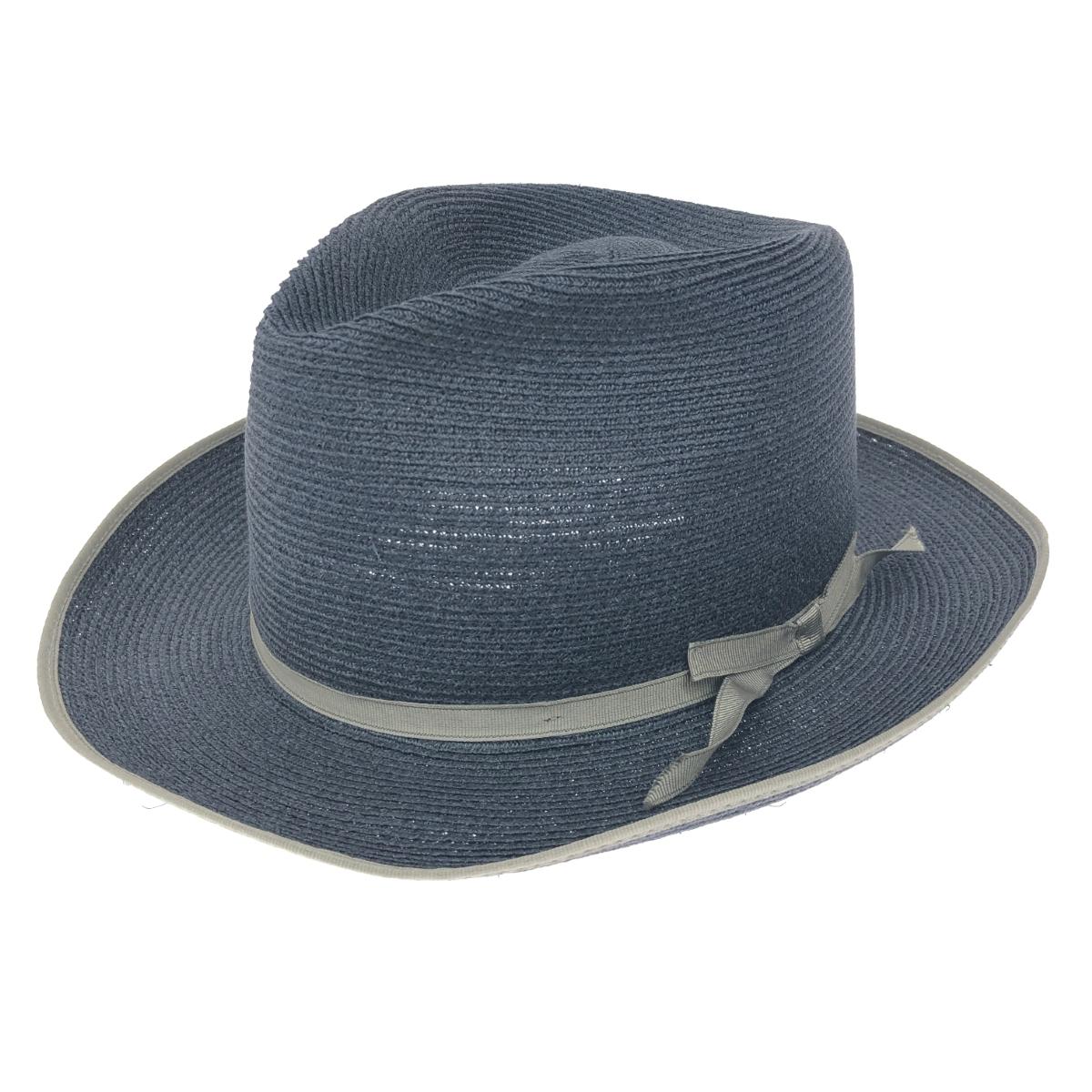 Stetson ステットソン 中折れかぶり笠/WOVEN HEMP 思わしい      米国海軍 メンズ【中古】 ハット-帽子-バッグ・小物・ブランド雑貨