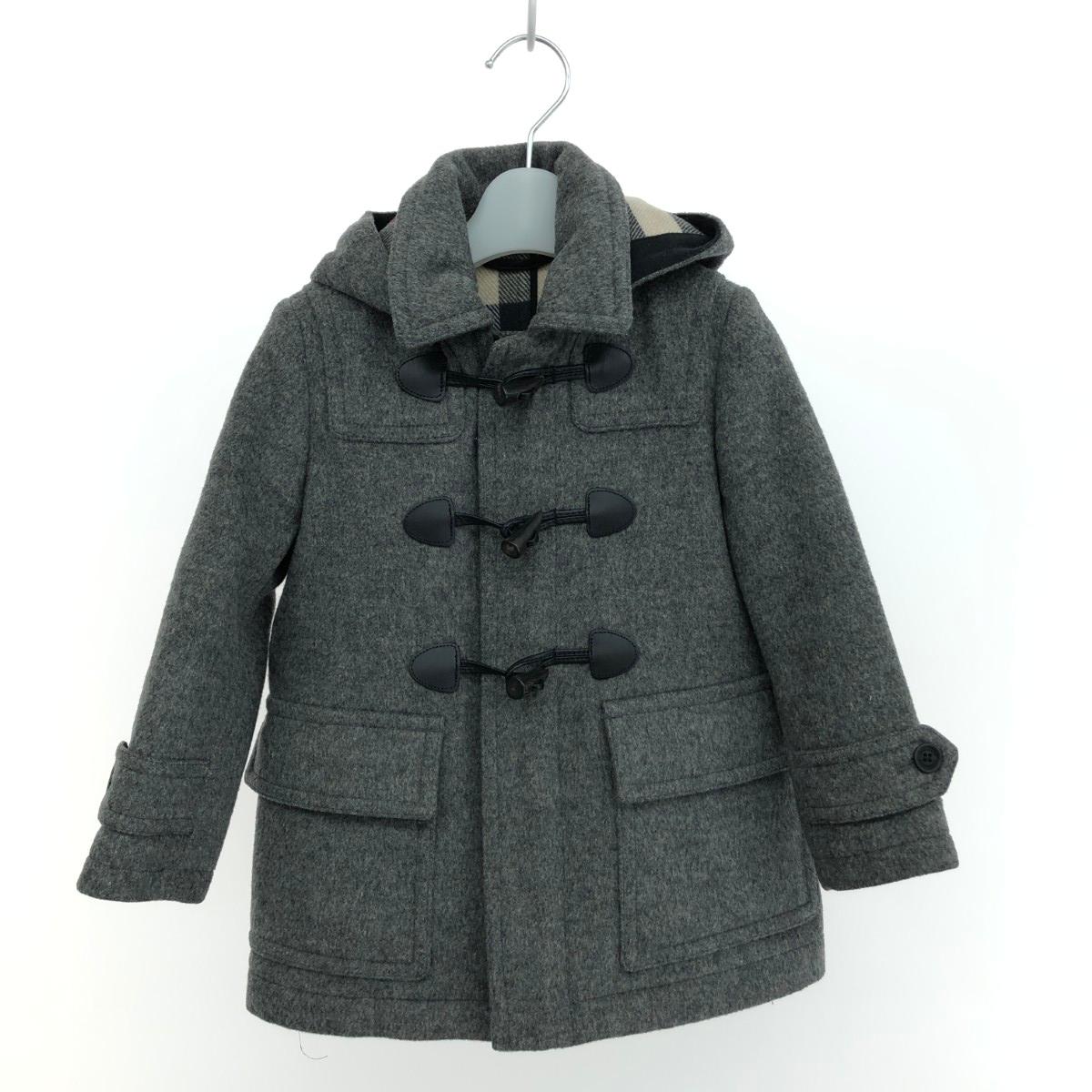 BURBERRY LONDON バーバリーロンドン ダッフルコート  大きさ:4Y(104糎) 裏地ノバチェック/4Y/104コマーシャル    薄墨色 キッズ【中古】