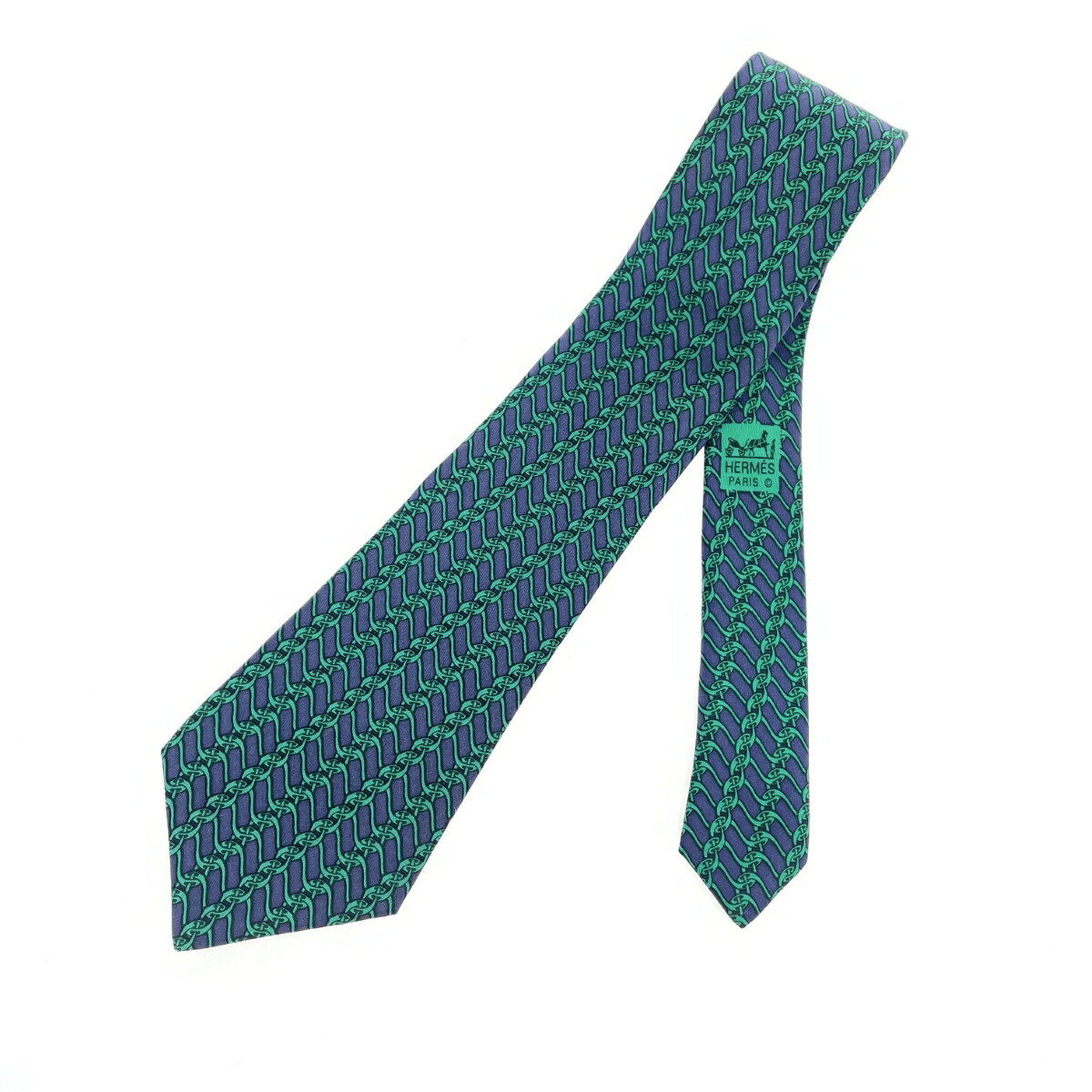 楽天市場】【ラッピング可】エルメス HERMES アヒル柄 ネクタイ 馬