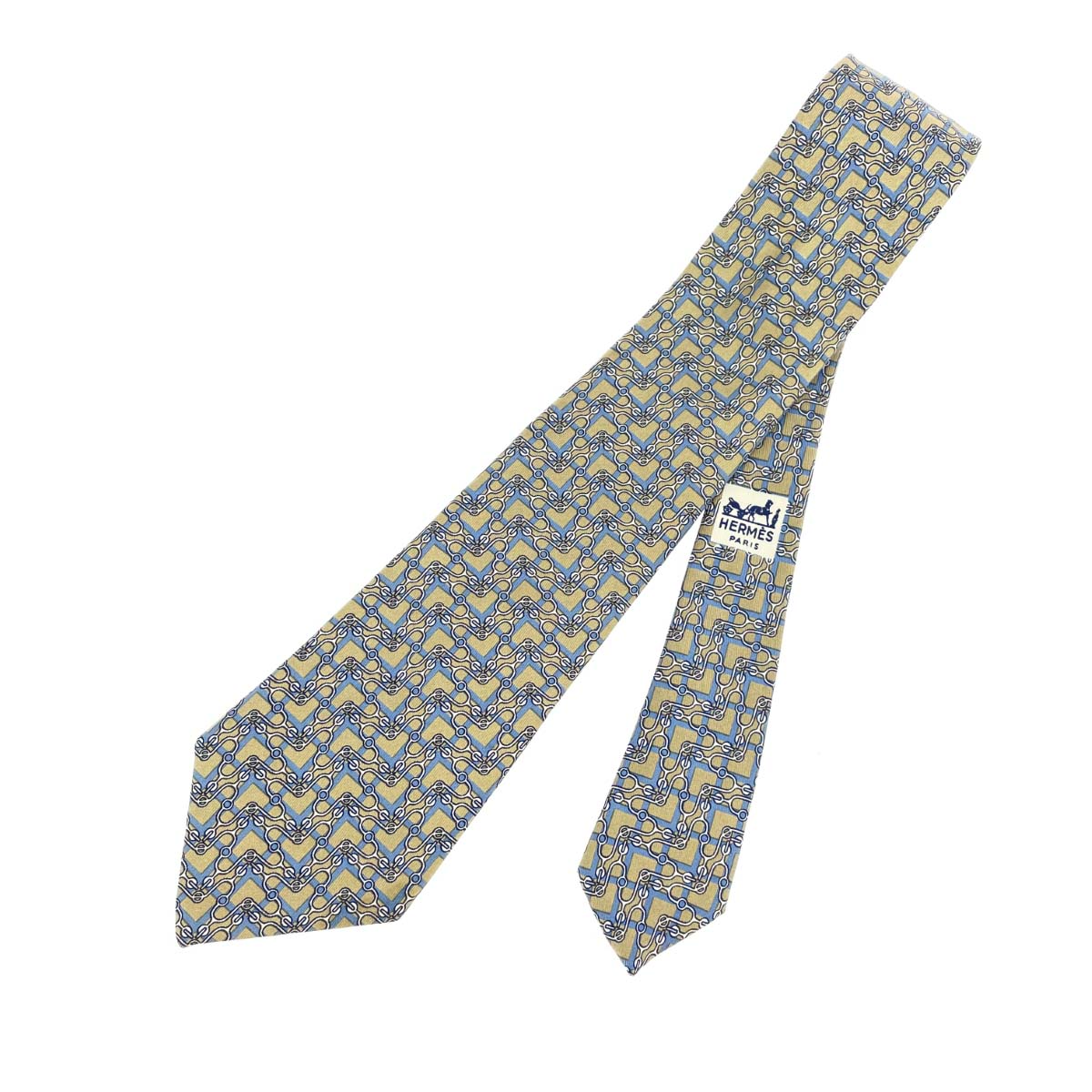 楽天市場】エルメス HERMES 折り紙柄 ネクタイ メンズ シルク100