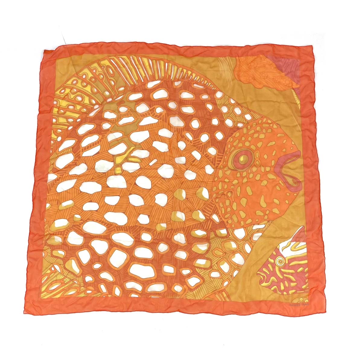 楽天市場】HERMES エルメス カレ90 tuiga/帆船柄 スカーフ