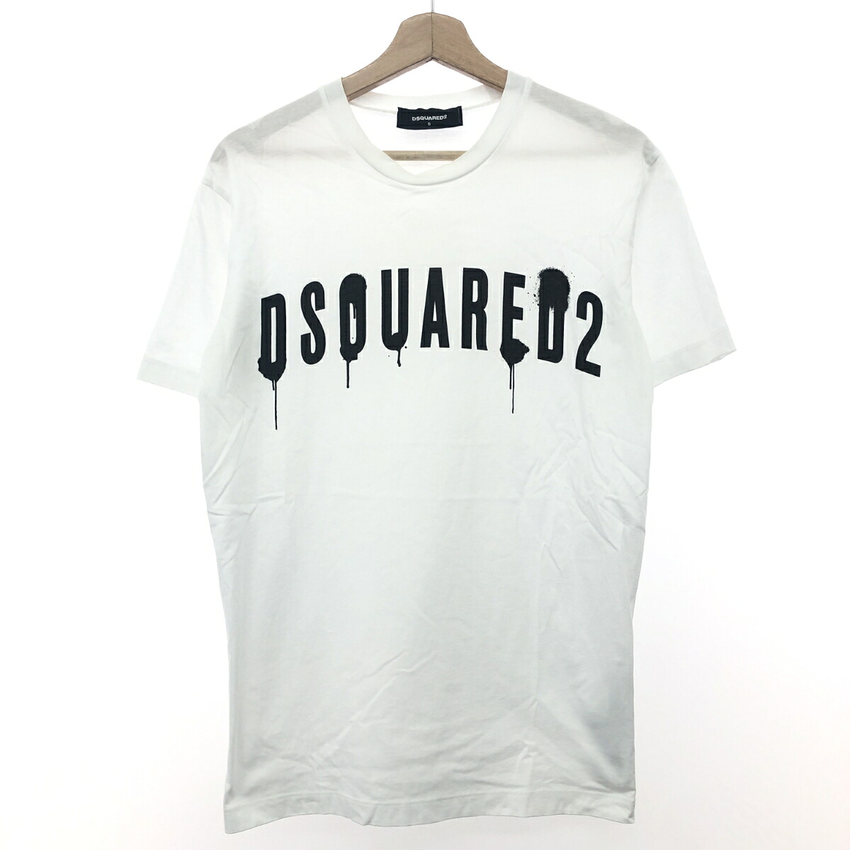 Dsquared2 ディースクエアード 半袖カットソー サイズ:S S74GD0962 ホワイト メンズ【中古】｜リサイクル ティファナ 10,885円
