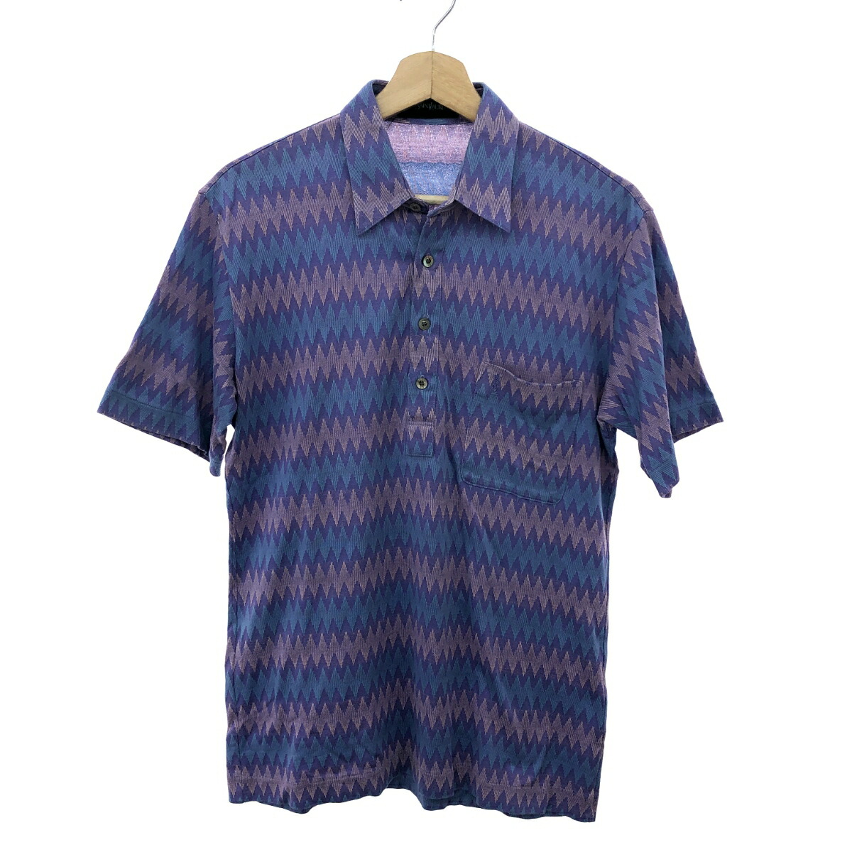 楽天市場】イヴサンローラン ボーダー柄 半袖 ポロシャツ L