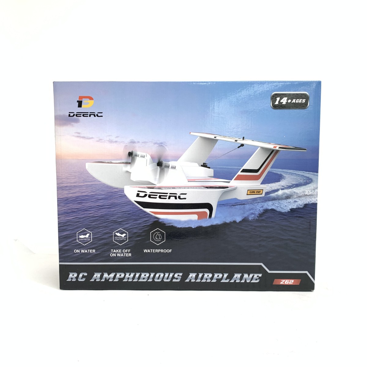 DEERC GALAXY SHIP 空 水 陸三用 未開封品 ラジコン RCボート 262 【中古】