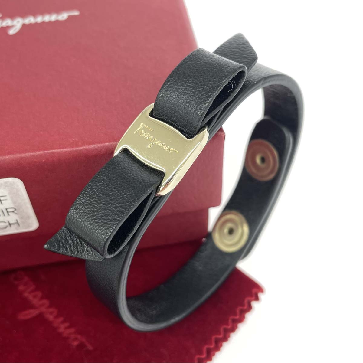 楽天市場】美品 フェラガモ ブレスレット ガンチーニ シルバー