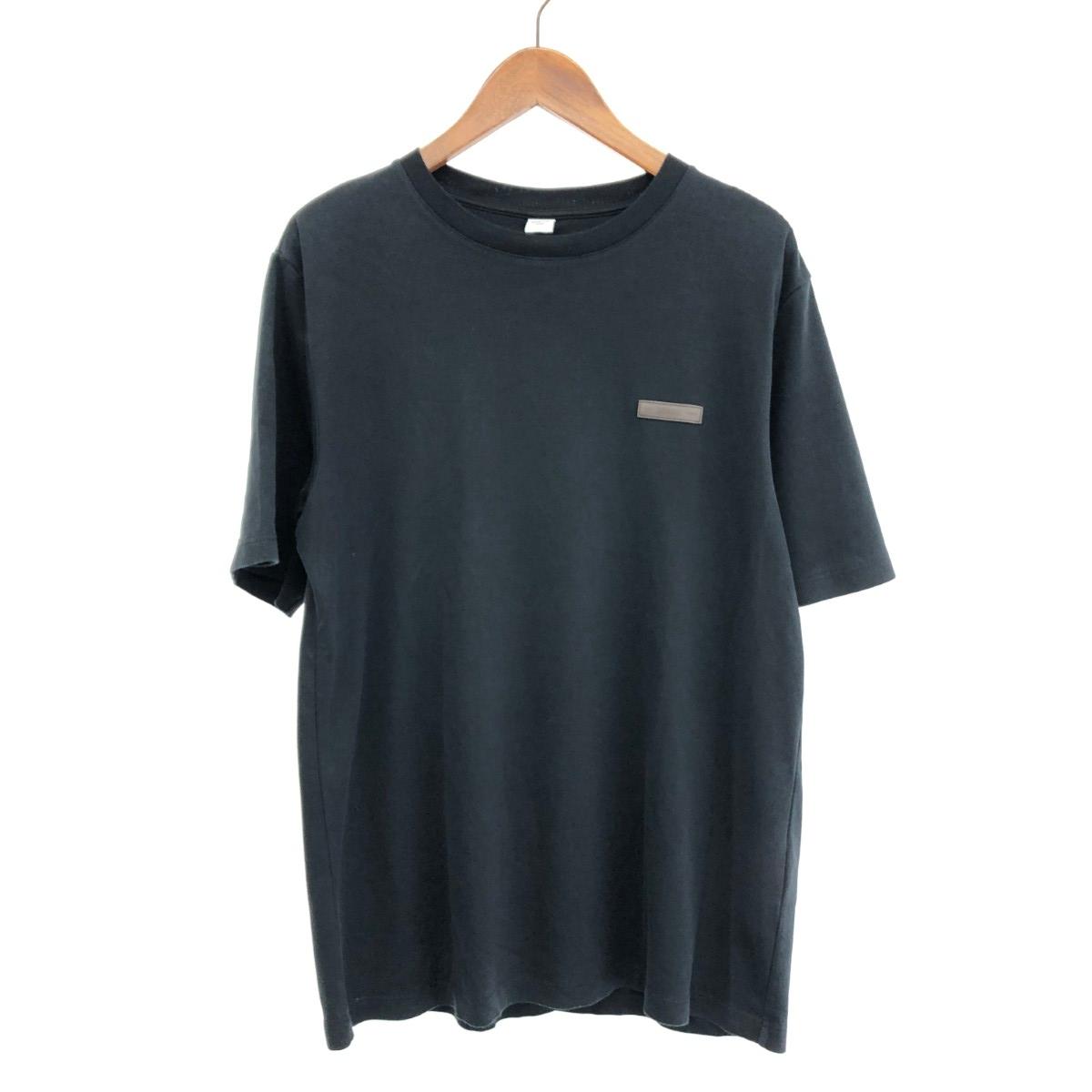 Berluti ベルルッティ ベルルッティ/半袖カットソー サイズ:M レザーディティール ブラック メンズ【中古】 19,800円