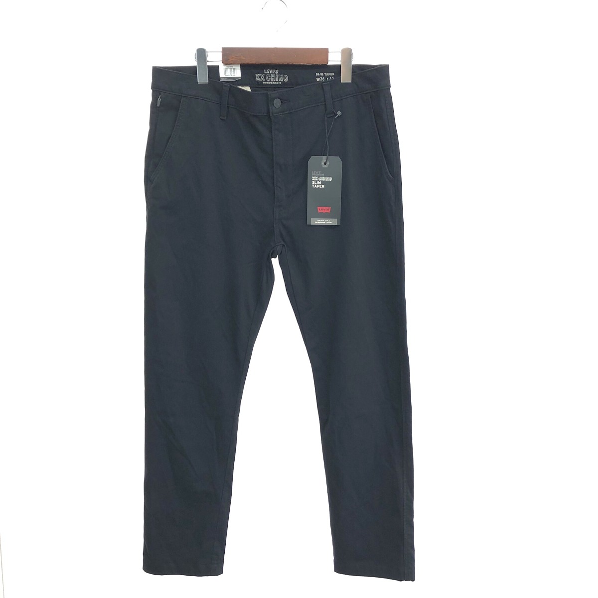 LEVI`S リーバイス チノパン 未使用品 サイズ:W36L32 XX CHINO ブラック メンズ【中古】