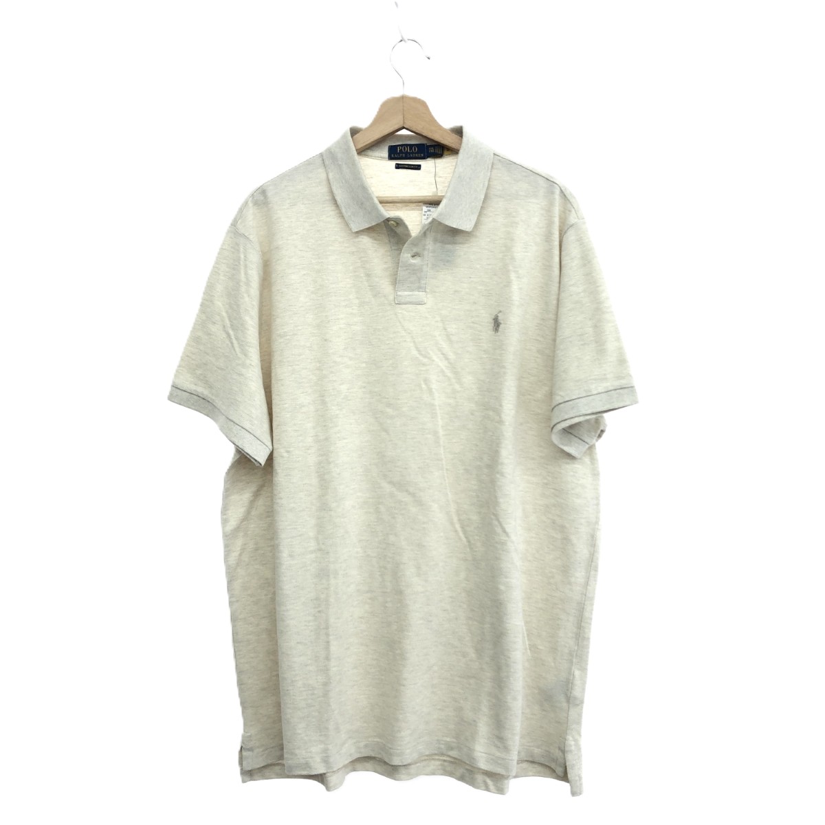POLO RALPH LAUREN ポロラルフローレン 半袖ポロシャツ 未使用品 サイズ:XXL ベージュ メンズ【中古】