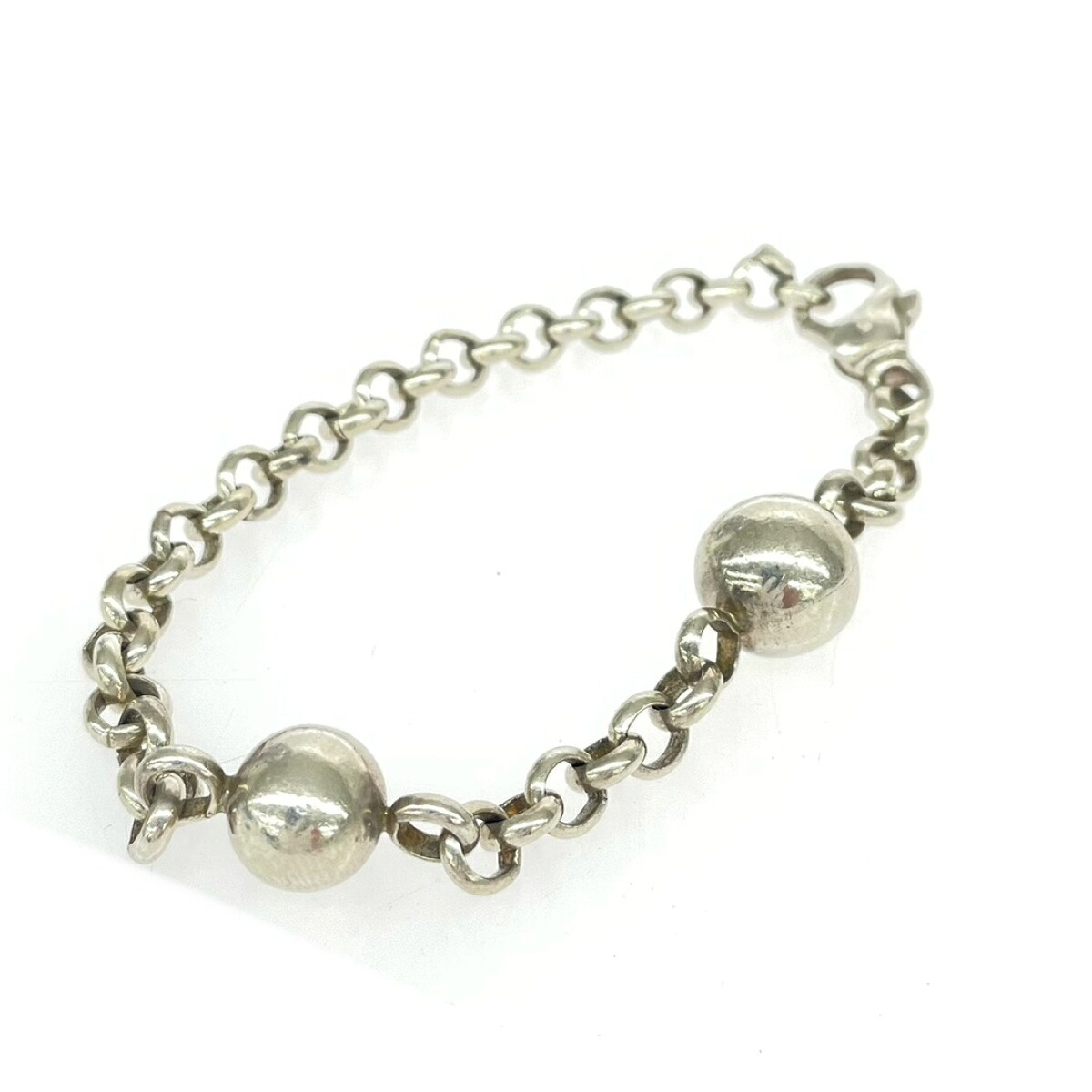 Folli Follie フォリフォリ Svブレスレット Ωa.52 925 15g シルバーカラー ユニセックス【中古】