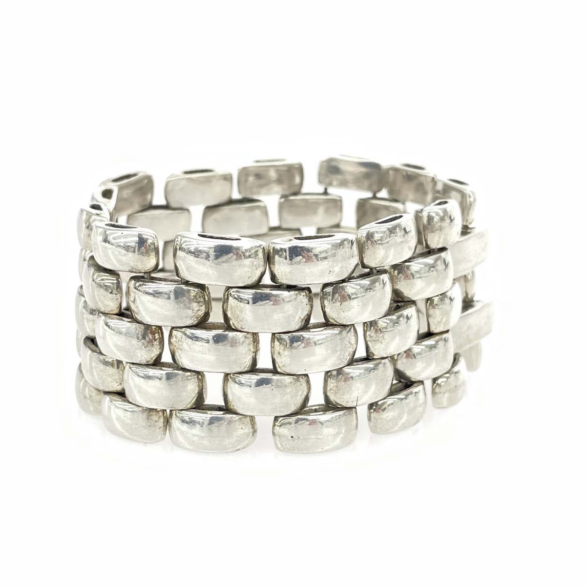 楽天市場】市松 SV925 ゴールドワンポイント スパイラル バングル