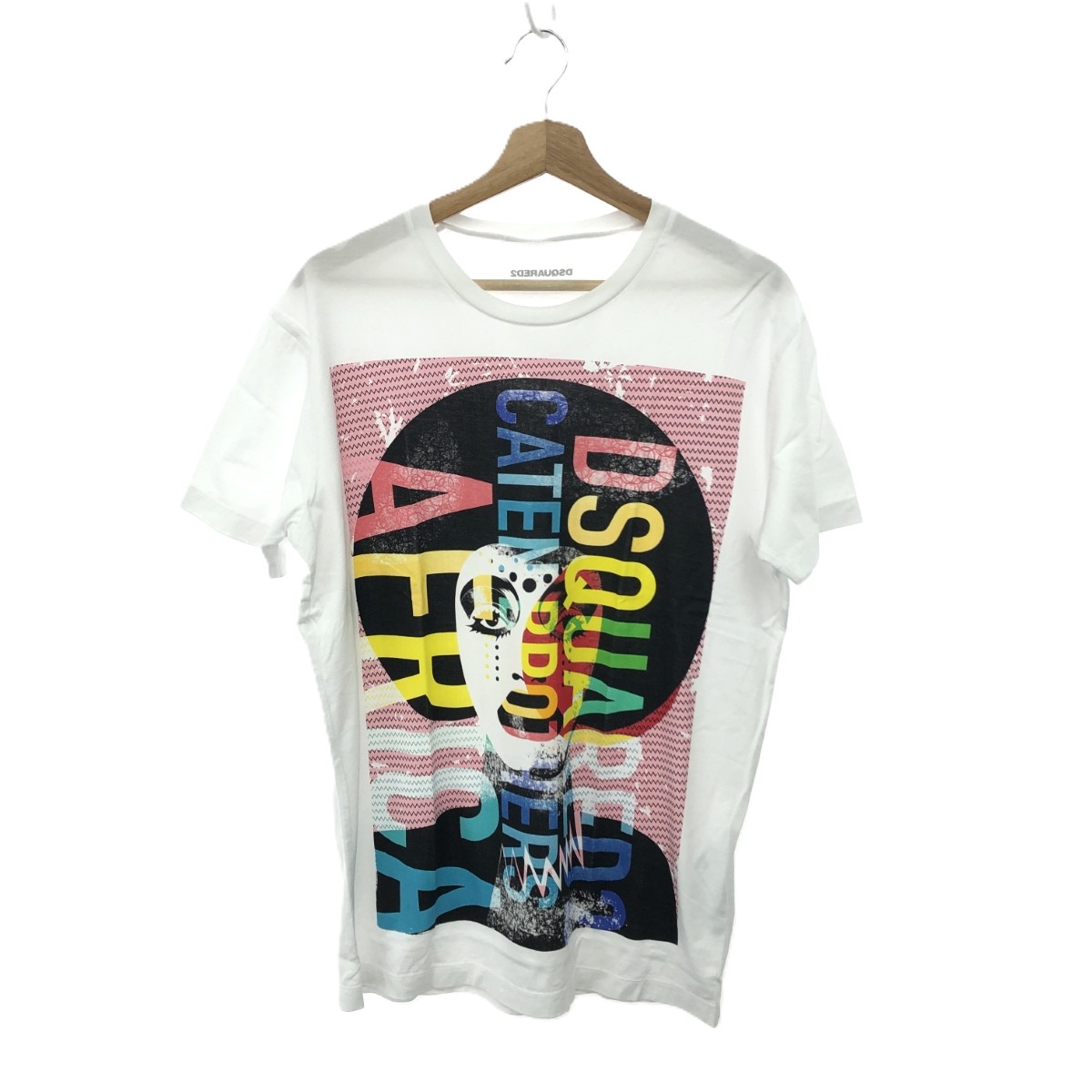 Dsquared2 ディースクエアード 半袖カットソー サイズ:L S71GD0620 ホワイト メンズ【中古】