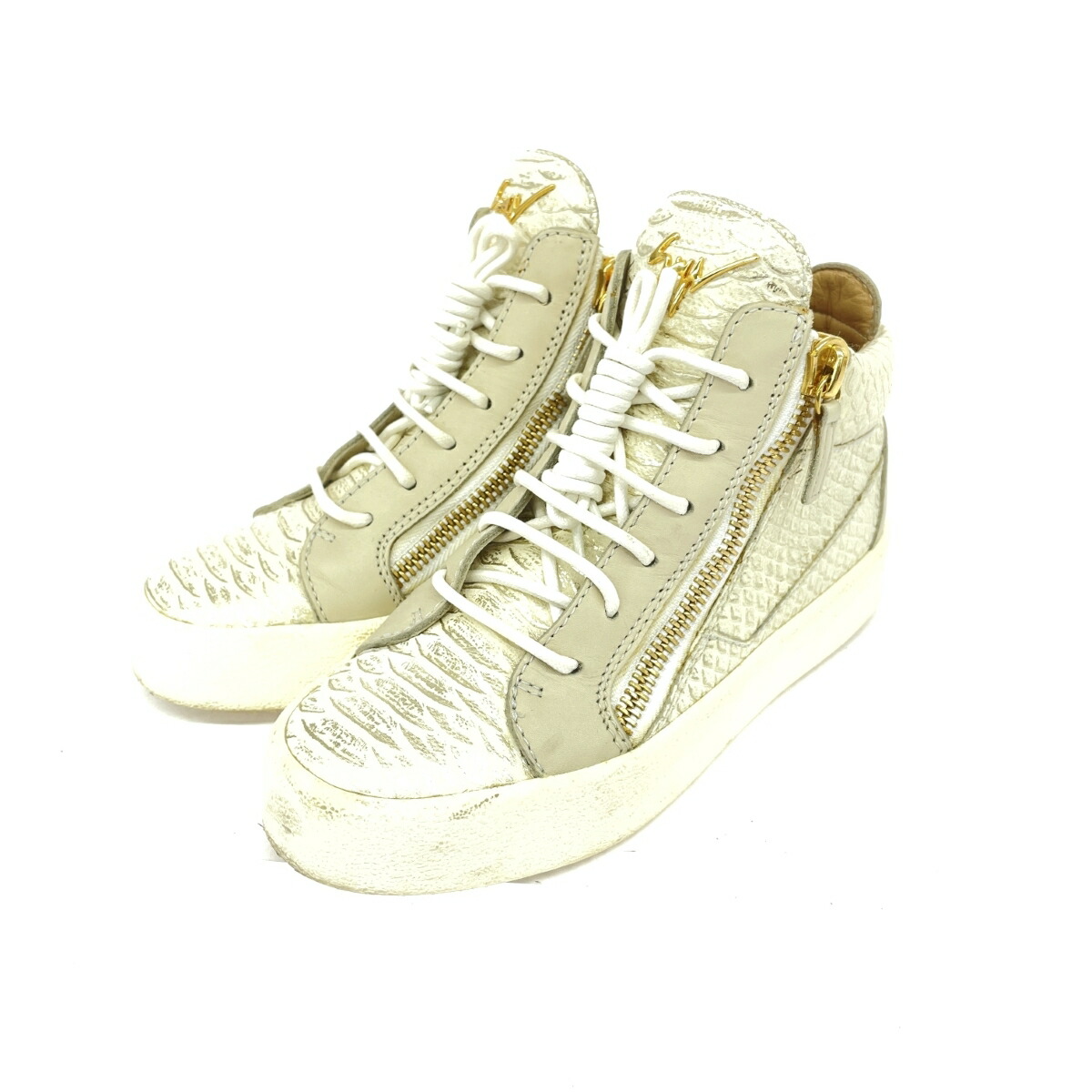 ジュゼッペ ザノッティ 36 期間限定⭐︎【GIUSEPPE ZANOTTI】サドルシューズ バイカラー 36