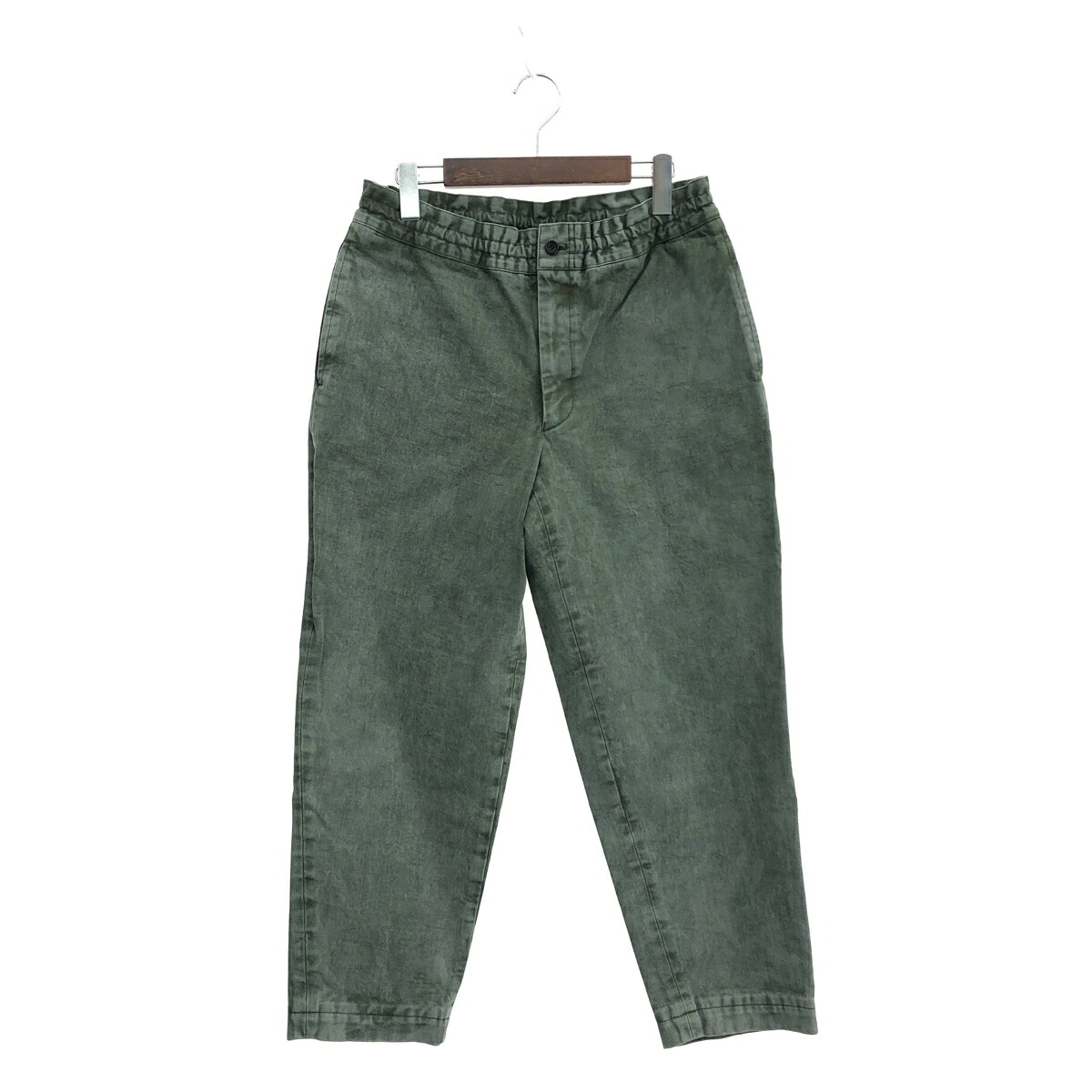 BLACK COMME des GARCONS ブラックコムデギャルソン 染加工イージーパンツ 良好 サイズ:M 染加工 1F-P010/AD2020 グリーン メンズ【中古】|リサイクル ティファナ