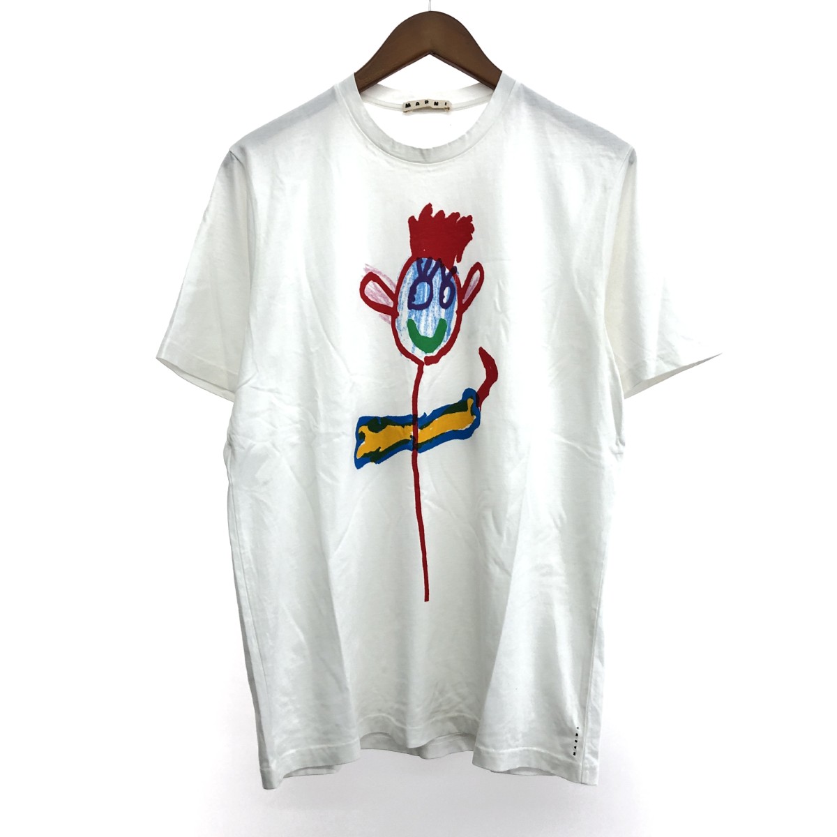 MARNI マルニ 半袖カットソー 良好 サイズ:48 チルドレンズイマジナリーワールド ホワイト メンズ【中古】