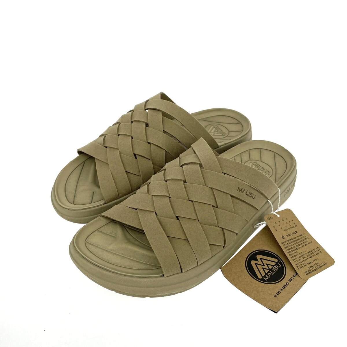 MALIBU SANDALS マリブサンダルズ サンダル/ZUMA 未使用品 表記サイズ:26cm ベージュ メンズ【中古】