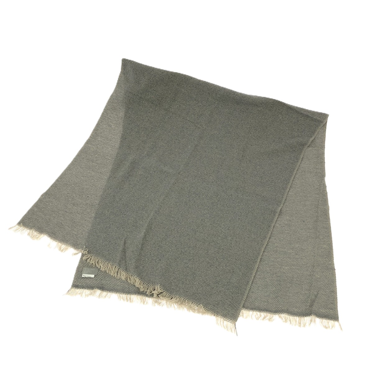 Margaret Hawell マーガレットハウエル ストール カシミヤ70％ グレー ユニセックス【中古】