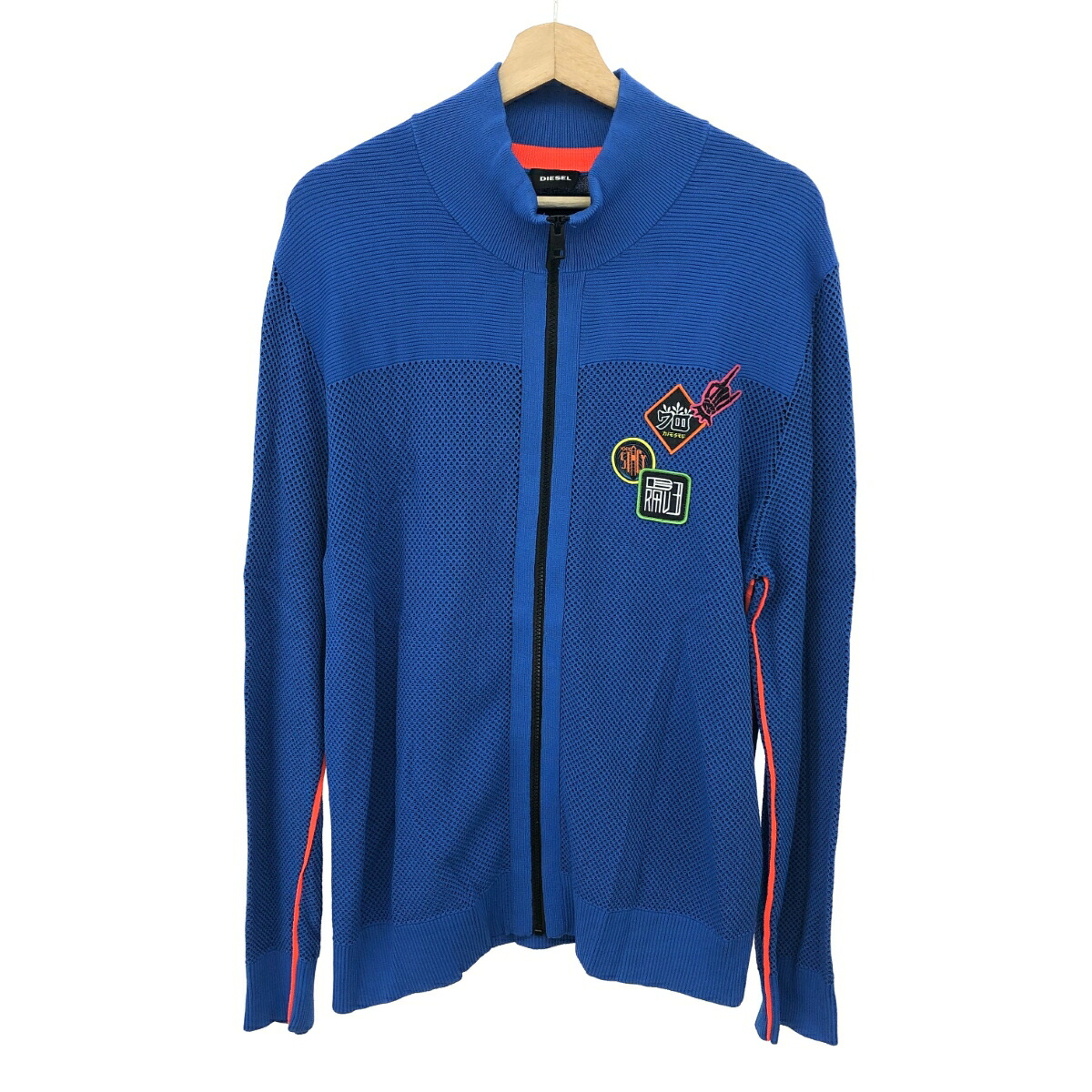 DIESEL ディーゼル ジップアップジャケット 良好 サイズ:XL ブルー メンズ【中古】 9,504円