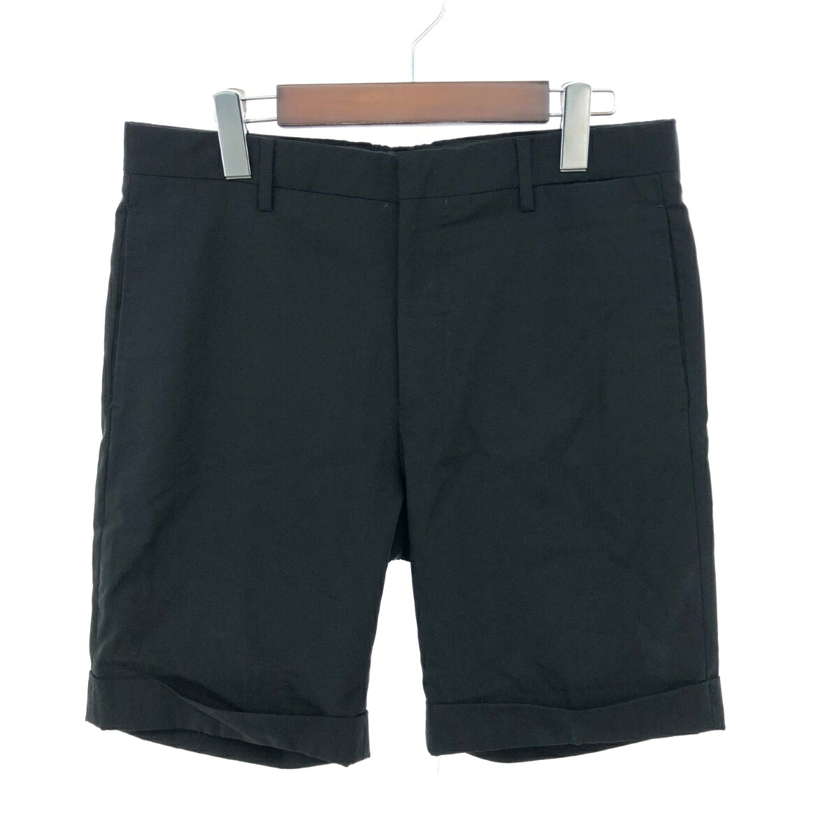 GIVENCHY ジバンシィ スラックスショートパンツ  サイズ:46  141295-2918   ブラック メンズ【中古】