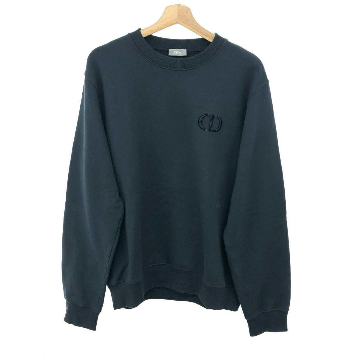 Dior ディオール 943.J612A0531 CDアイコン クルーネック スウェット トレーナー ブルー メンズ ディオール Dior CDアイコン 943.J612A0531 クルーネック スウェット