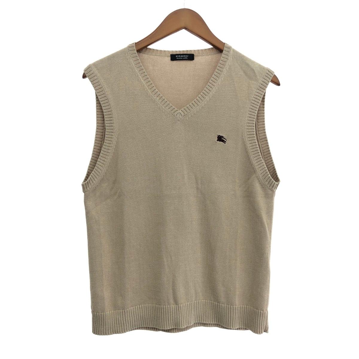 楽天市場】【中古】 バーバリーブラックレーベル ニットベスト メンズ