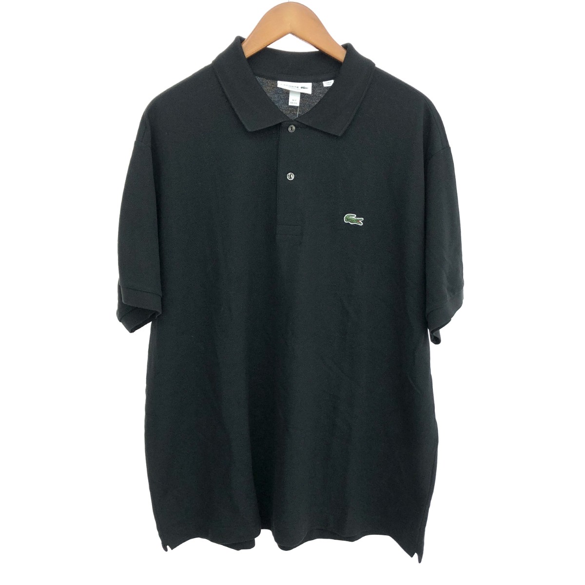 LACOSTE ラコステ 半袖ポロシャツ 未使用品 サイズ:XXL コットン FA12505 ブラック メンズ【中古】