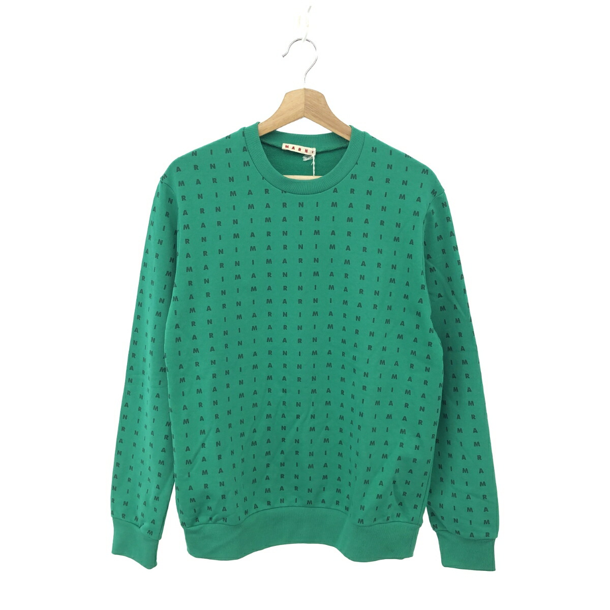MARNI マルニ スウェット 未使用品 サイズ:14 キッズ14Y/コットン100％ M01096 グリーン レディース【中古】