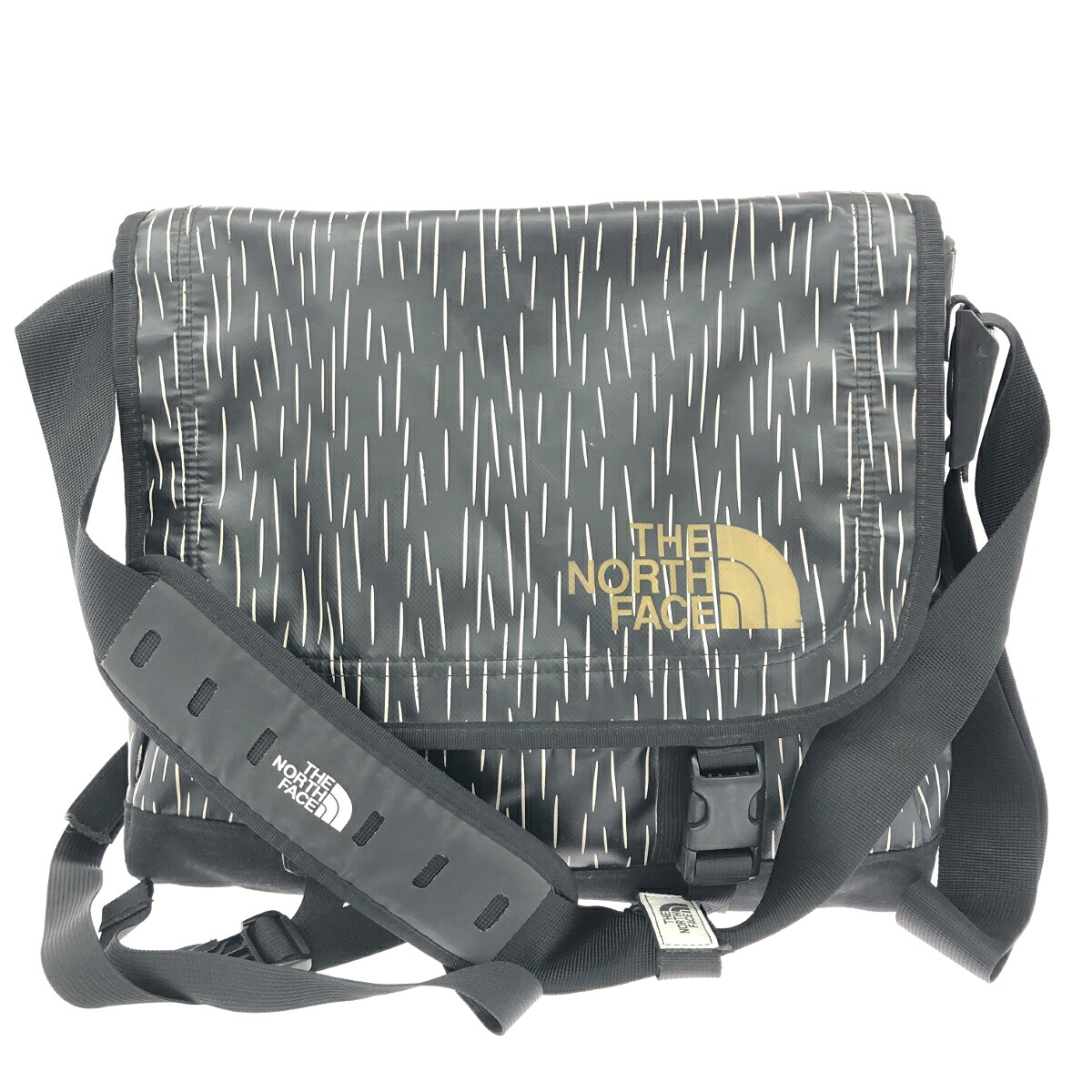 THE NORTH FACE ザノースフェイス メッセンジャーバッグ ナイロン ブラック メンズ【中古】