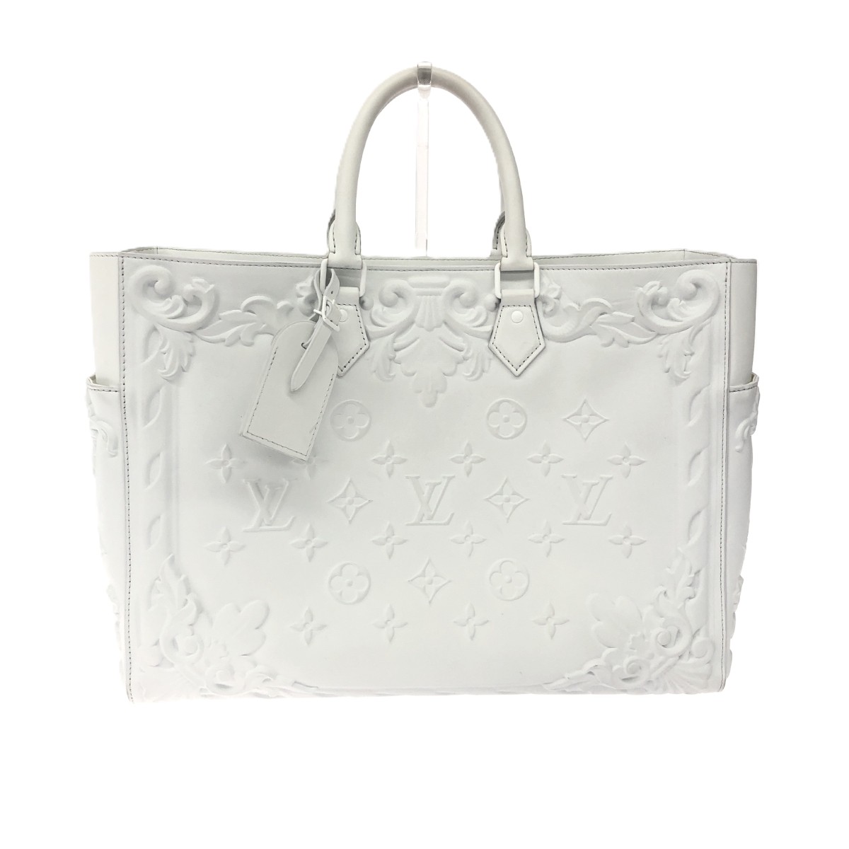 LOUIS VUITTON ルイヴィトン オーナメントサックプラ M21841/RFID ホワイト ユニセックス【中古】