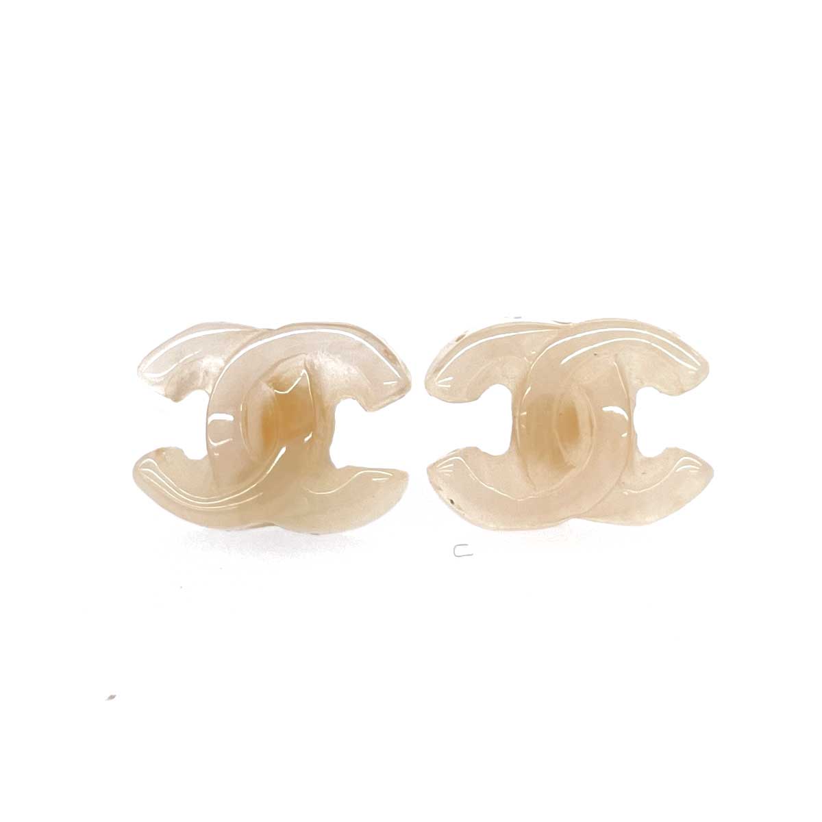 CHANEL シャネル ピアス ココマーク/レジン/ コメ片耳のみ01P クリアピンク レディース【中古】