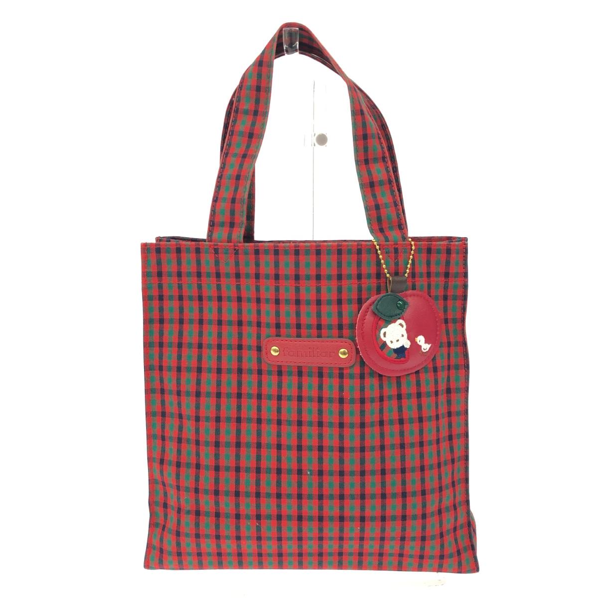 楽天市場】//ファミリア familiar ウールトートバッグ 【中古】【11K32