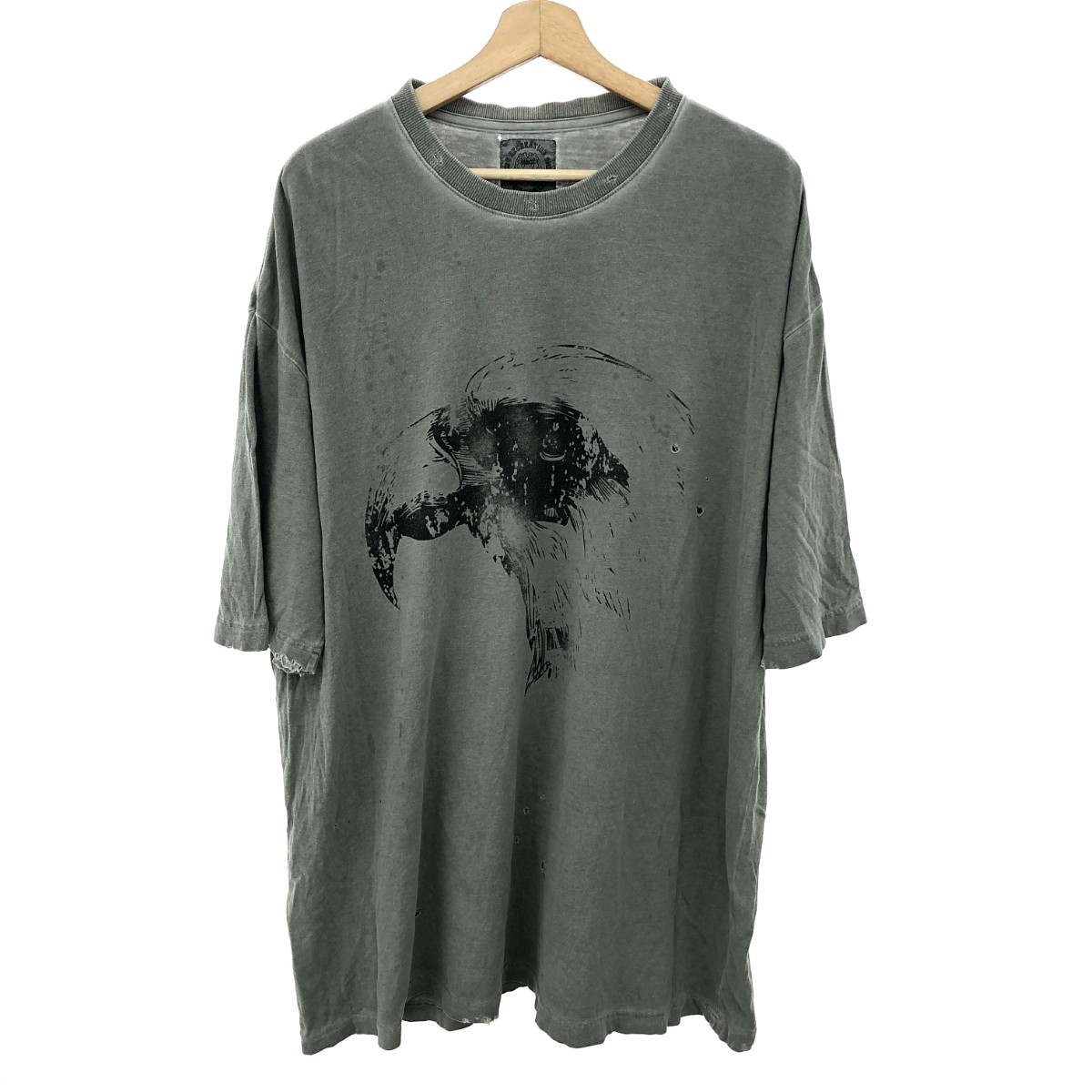 SOMEIT サミット 半袖カットソー サイズ:XL ダメージ加工 グレー メンズ【中古】