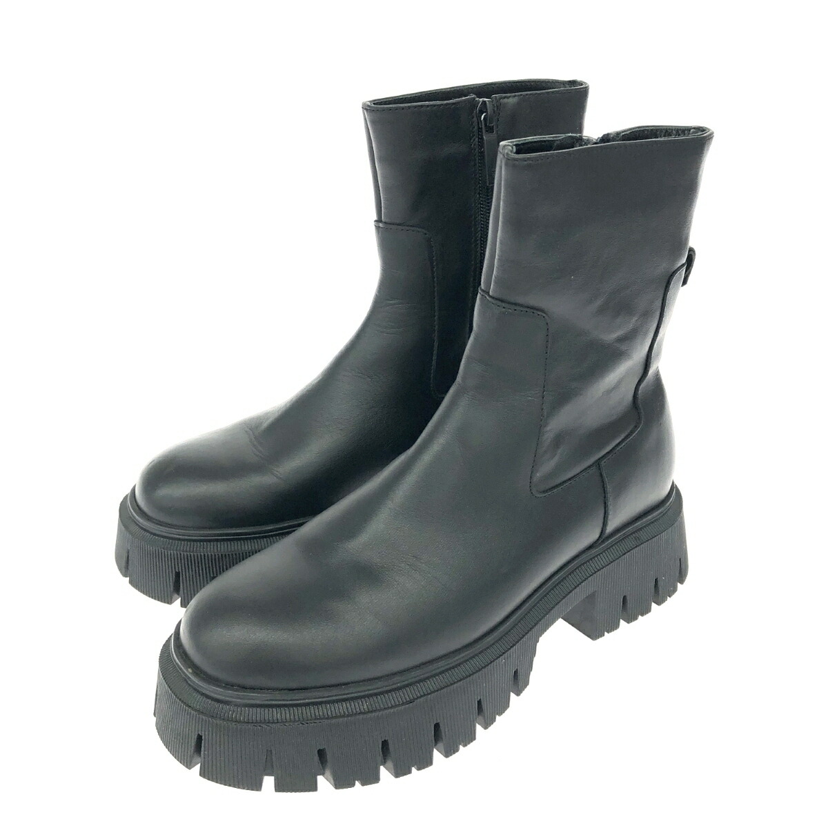 楽天市場】ZARA ザラ 2023 ニーハイ ゲートル ブーツ バックル 38