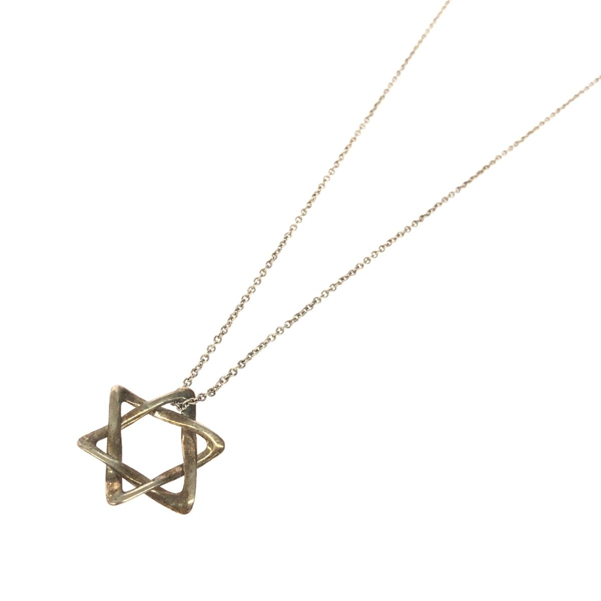 TIFFANY&Co. ティファニー SVネックレス エルサペレッティ/シルバー/925 シルバーカラー レディース【中古】
