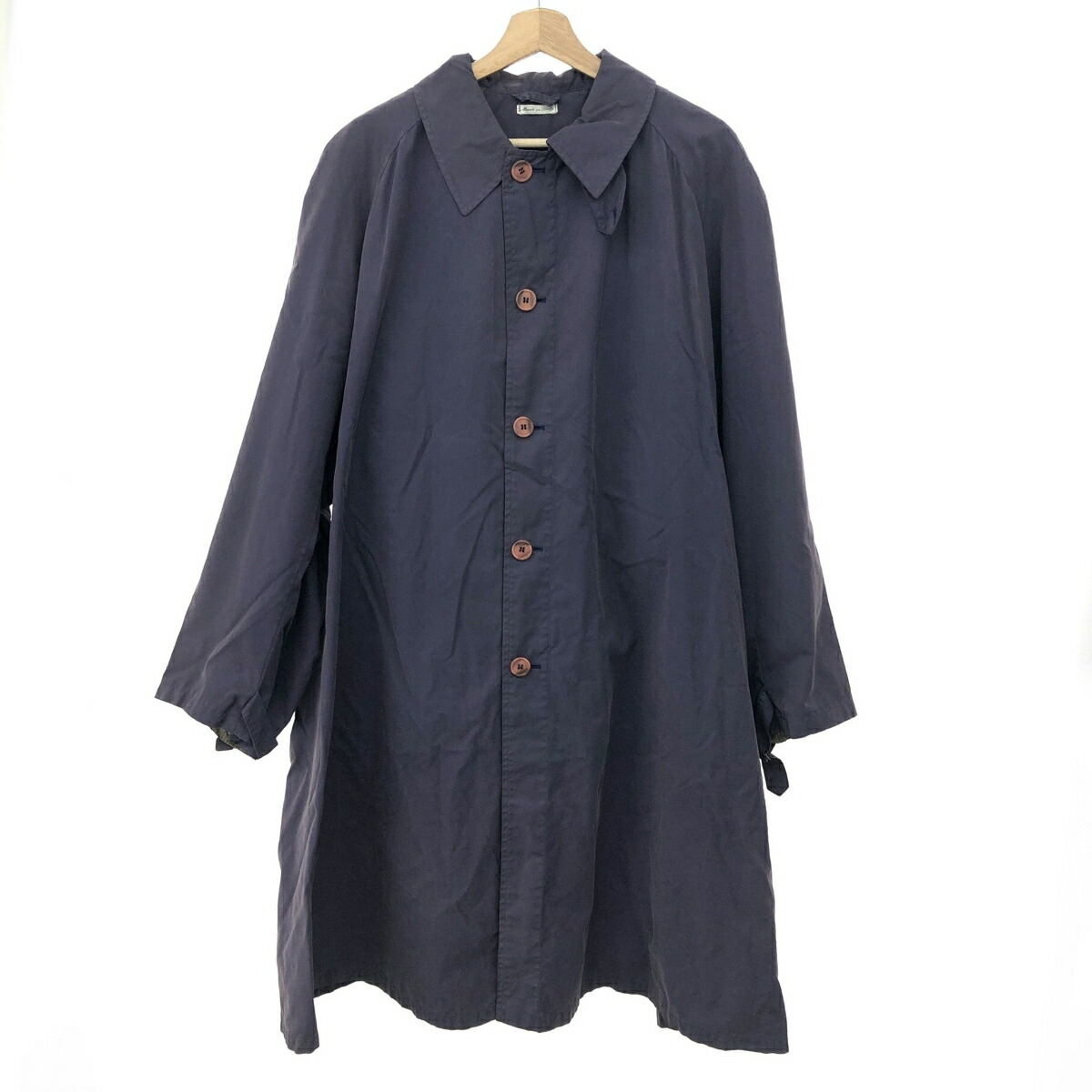 ジョルジオアルマーニ クラシコ ロング バルマカーンコート ネイビー XL相当 ジョルジオアルマーニ クラシコ ロング バルマカーンコート ネイビー