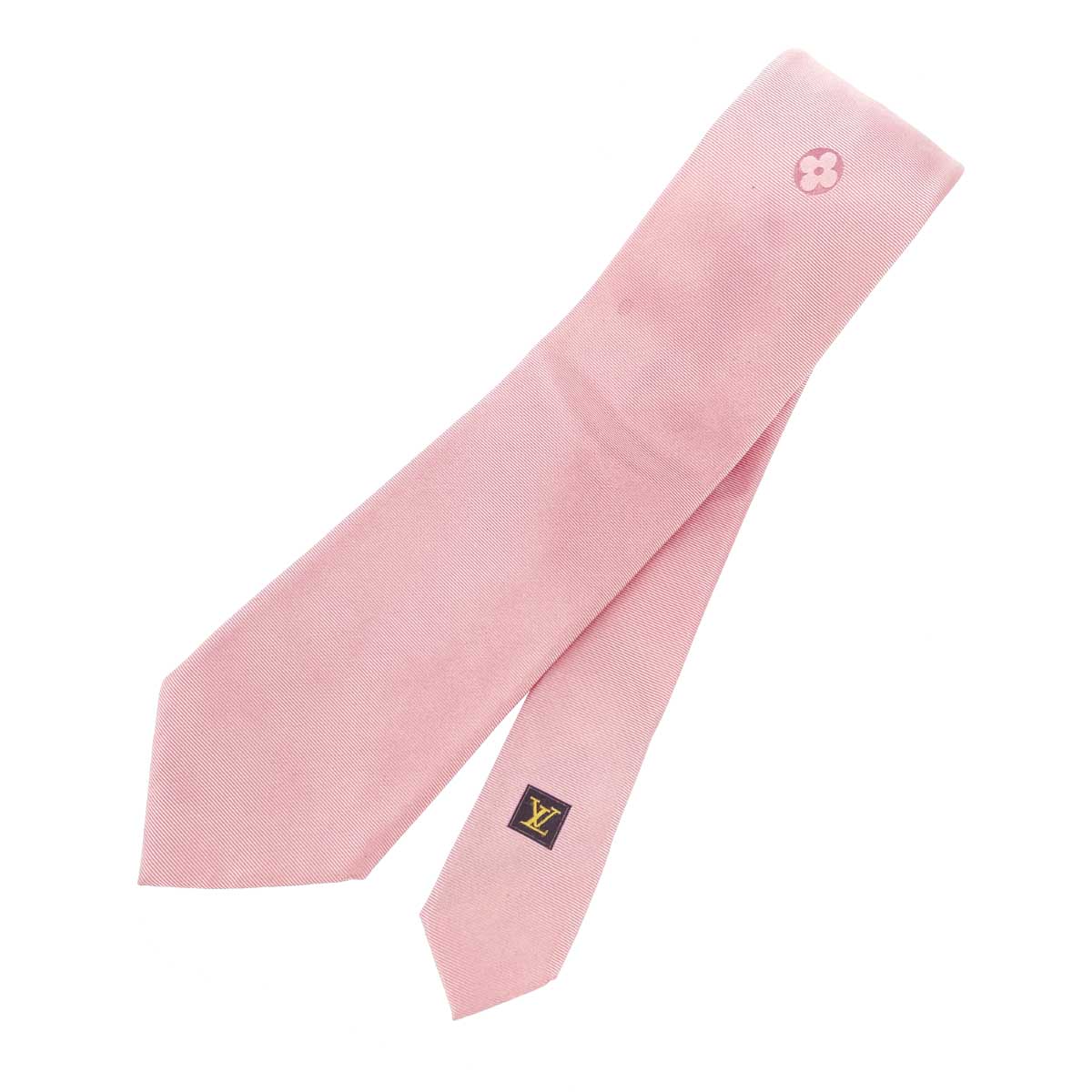 クラヴァット ルイヴィトン ネクタイ モノグラム×ダミエ ストライプ ピンク クラヴァット ルイヴィトン ネクタイ モノグラム×ダミエ ストライプ ピンク