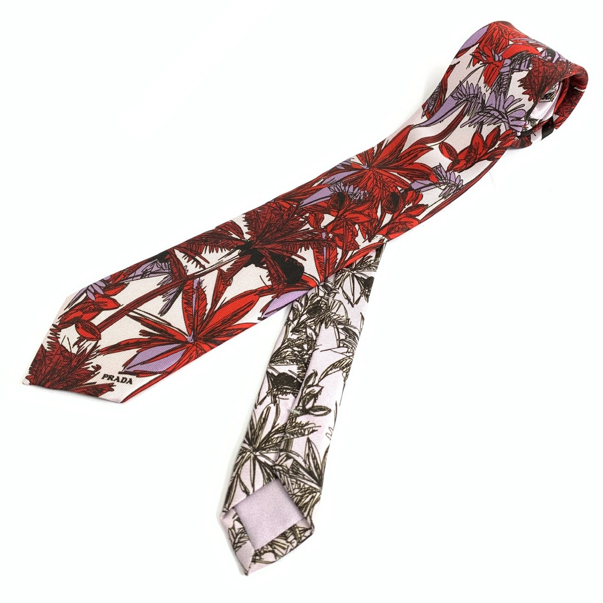 楽天市場】プラダ PRADA ネクタイ ソリッドタイ オールシーズン メンズ