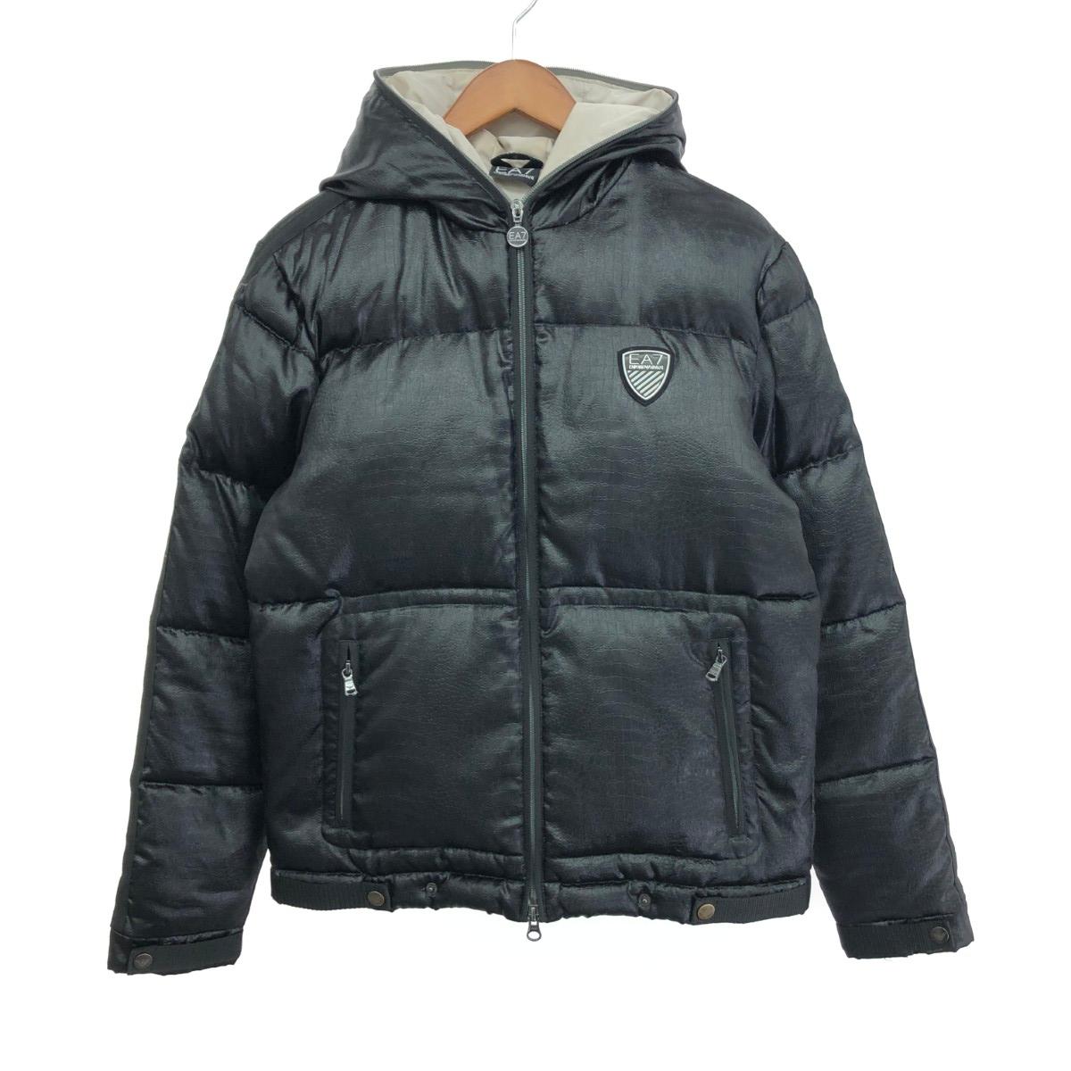 EMPORIO ARMANI エンポリオアルマーニ 型押し中綿ジャケット サイズ:S ブラック メンズ【中古】｜リサイクル ティファナ 14,120円